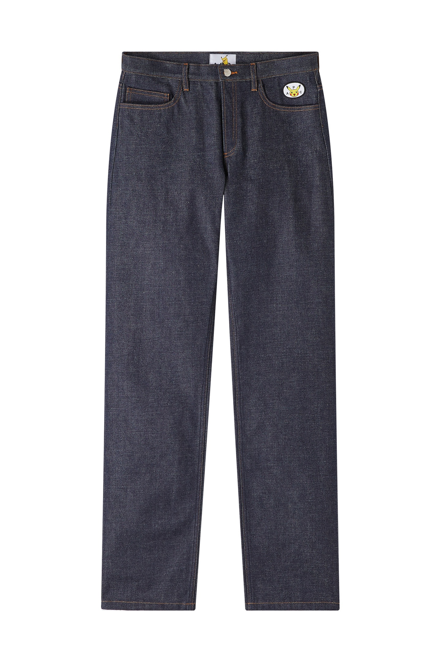 A.P.C. Unisex New Standard Pokemon Indigo Maat: W29 | Straight Jeans Outlet | Unisex | Blauw