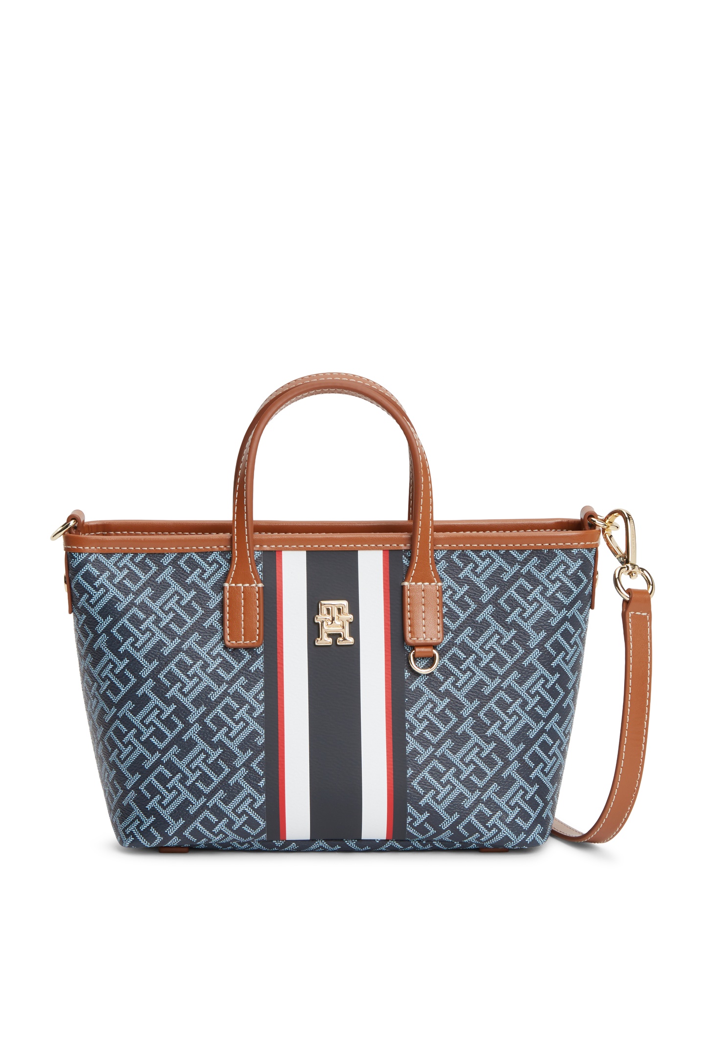 Tommy Hilfiger Th Monoplay Mini Tote Blue Mix Taille: OS | Sacs à main Outlet | Femme | Bleu