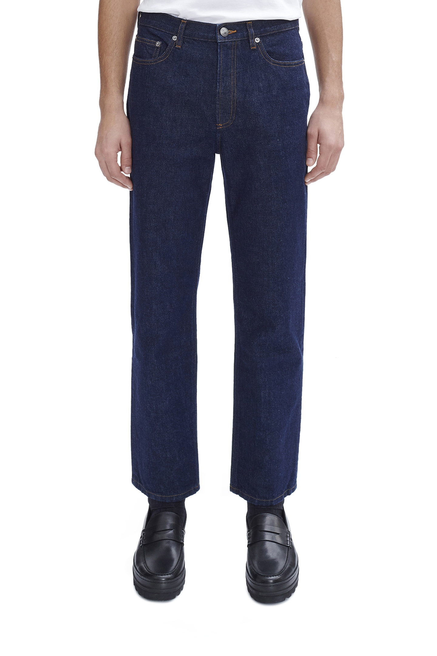 A.P.C. Unisex Jeans Martin Washed Indigo Maat: W29 | Straight Jeans Outlet | Unisex | Blauw