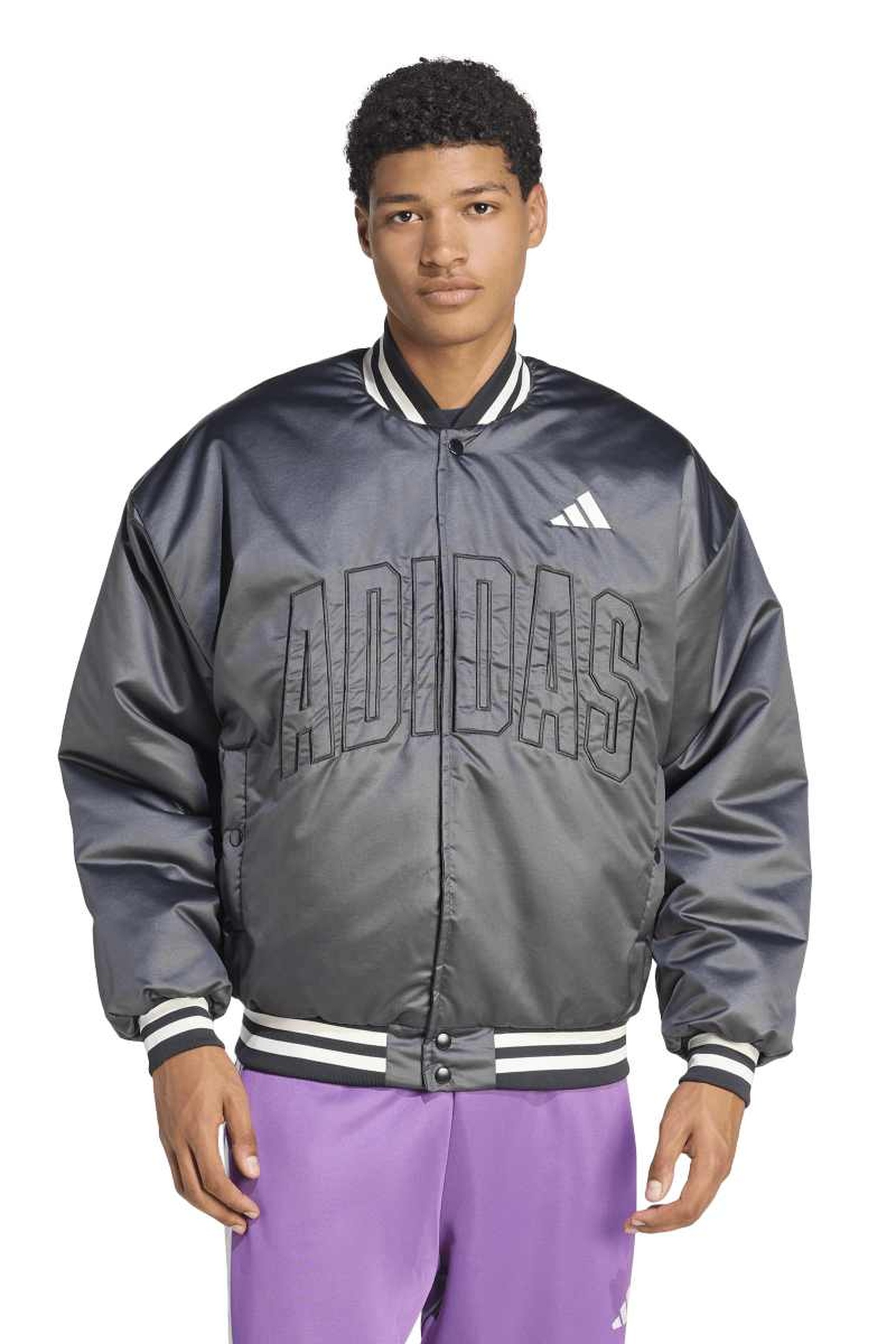 Adidas Unisex Stadium Ins Jacket Black Maat: L | Bomberjacks Outlet | Unisex | Zwart