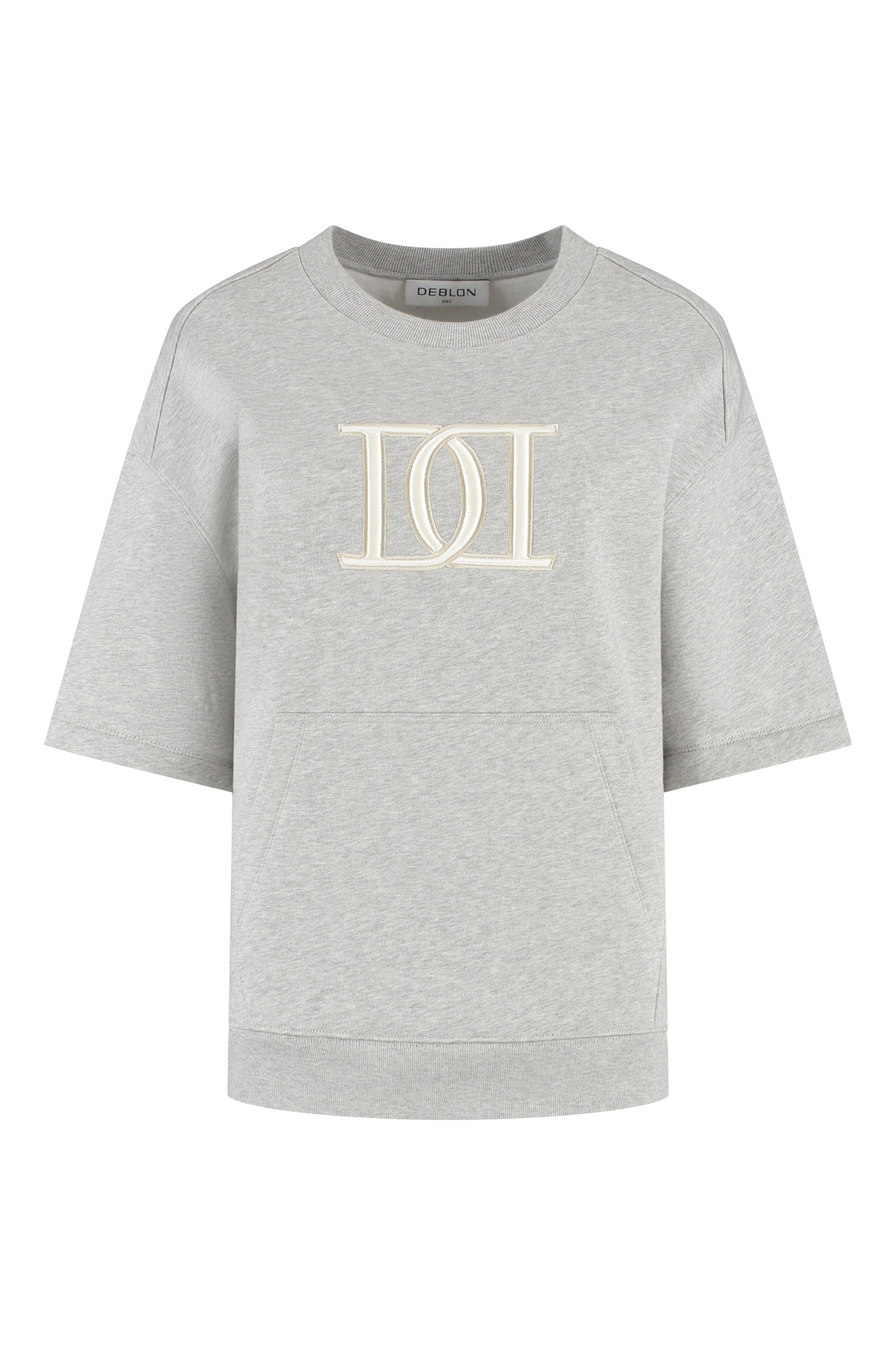 Deblon Lize Sweater Short Sleeve Grey Melange Talla: L | Sudaderas con Capucha Outlet | Mujer | Gris