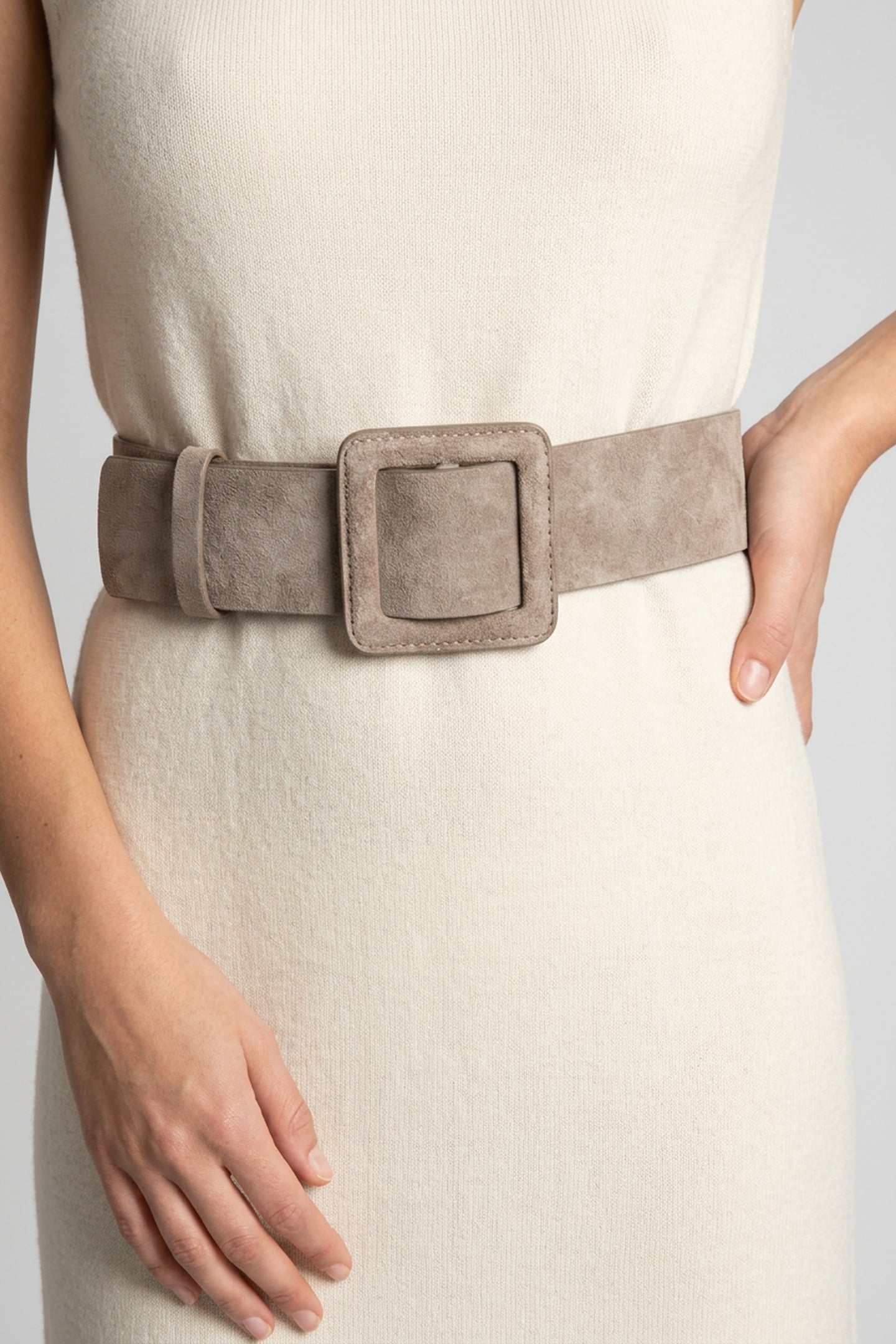 BA&SH Belt Taupe Maat: 80 | Riemen Outlet | Dames | Beige