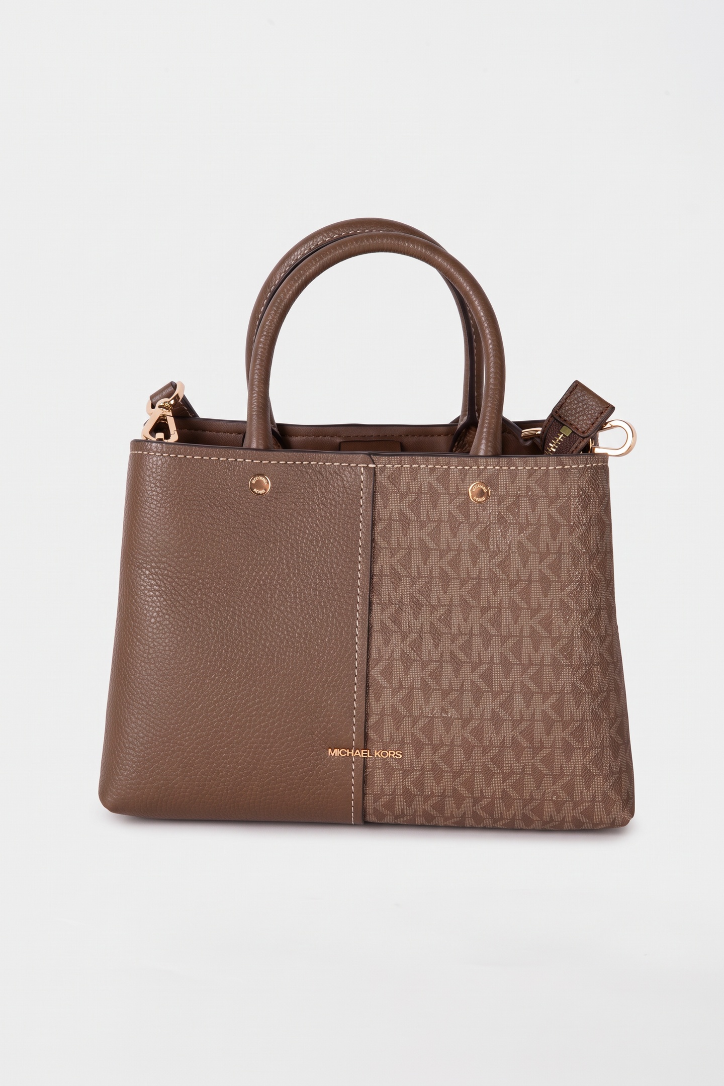 Michael Kors Medium Satchel Caramel Maat: OS | Handtassen Outlet | Dames | Bruin