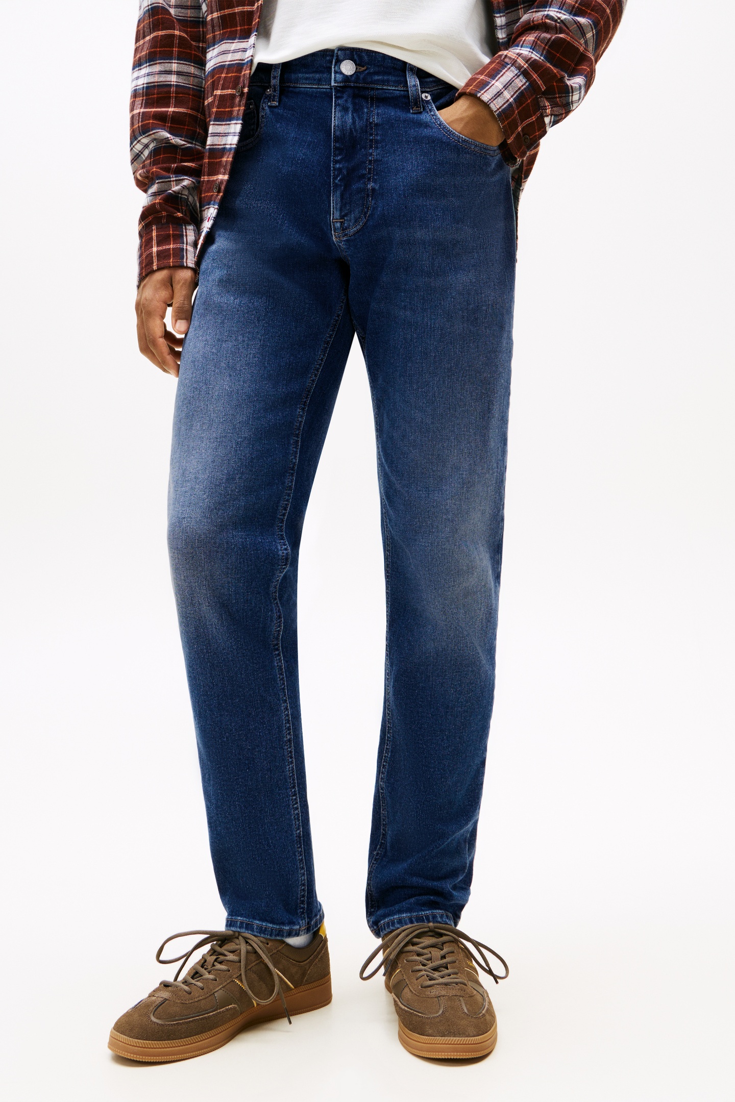 Tommy Hilfiger Scanton Slim Bi0252 Denim Dark Maat: W30L32 | Slim Jeans Outlet | Heren | Blauw