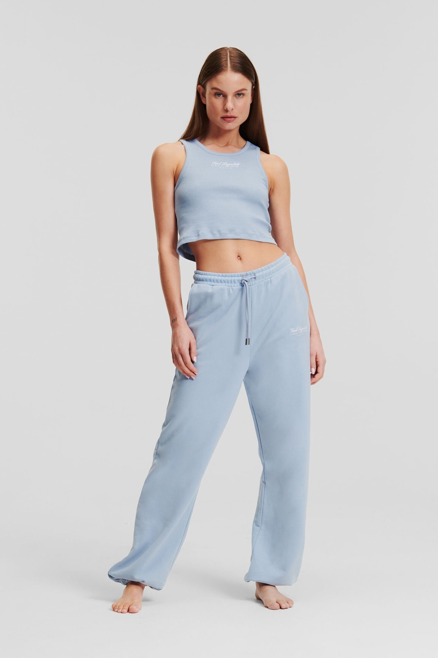 Karl Lagerfeld Hotel Karl Jogger Cashmere Blue Taglia: L | Pantaloni da tuta Outlet | Donna | Blu
