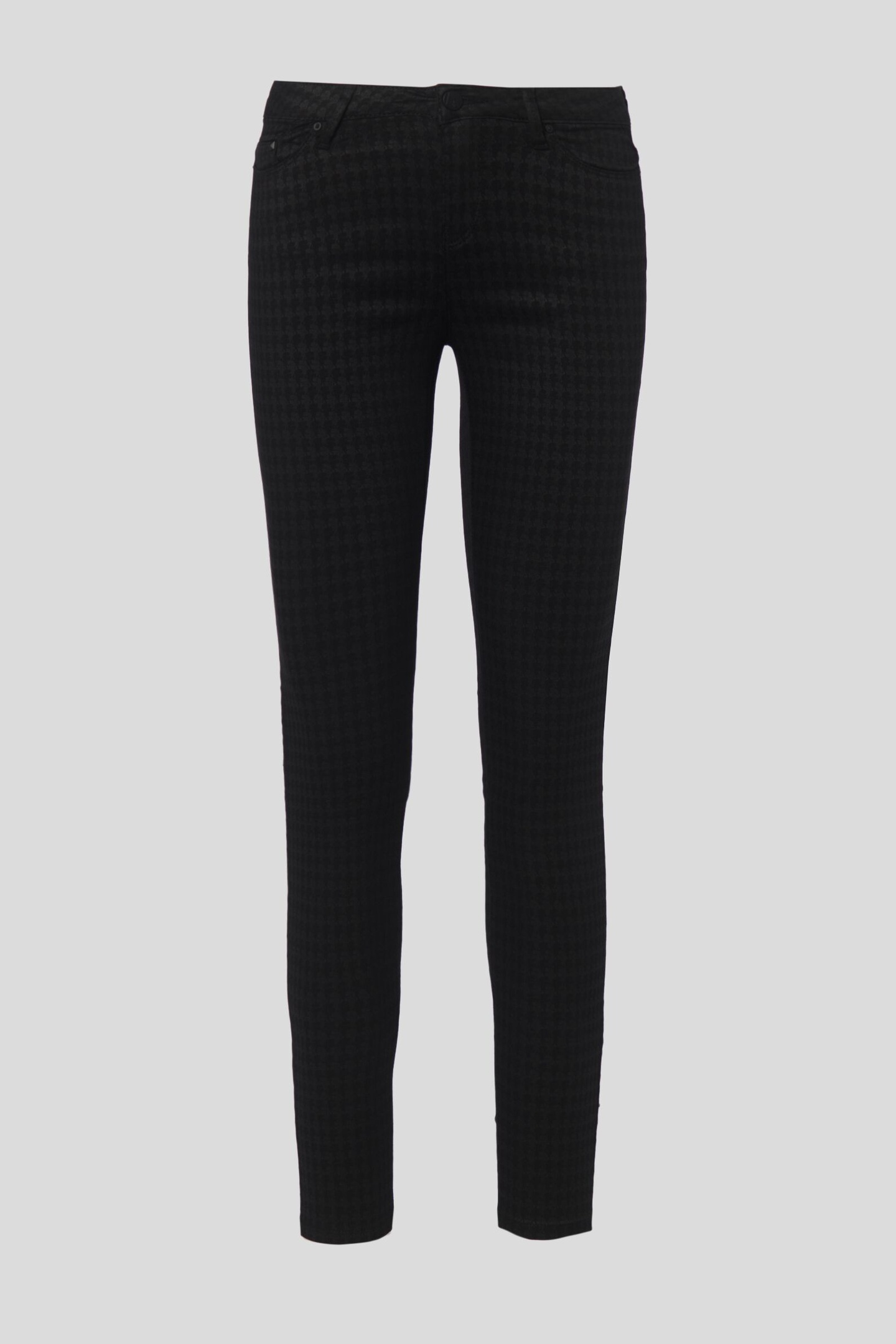 Karl Lagerfeld Ikonik Head Aop Denim Black Maat: W28 | Skinny Jeans Outlet | Dames | Zwart