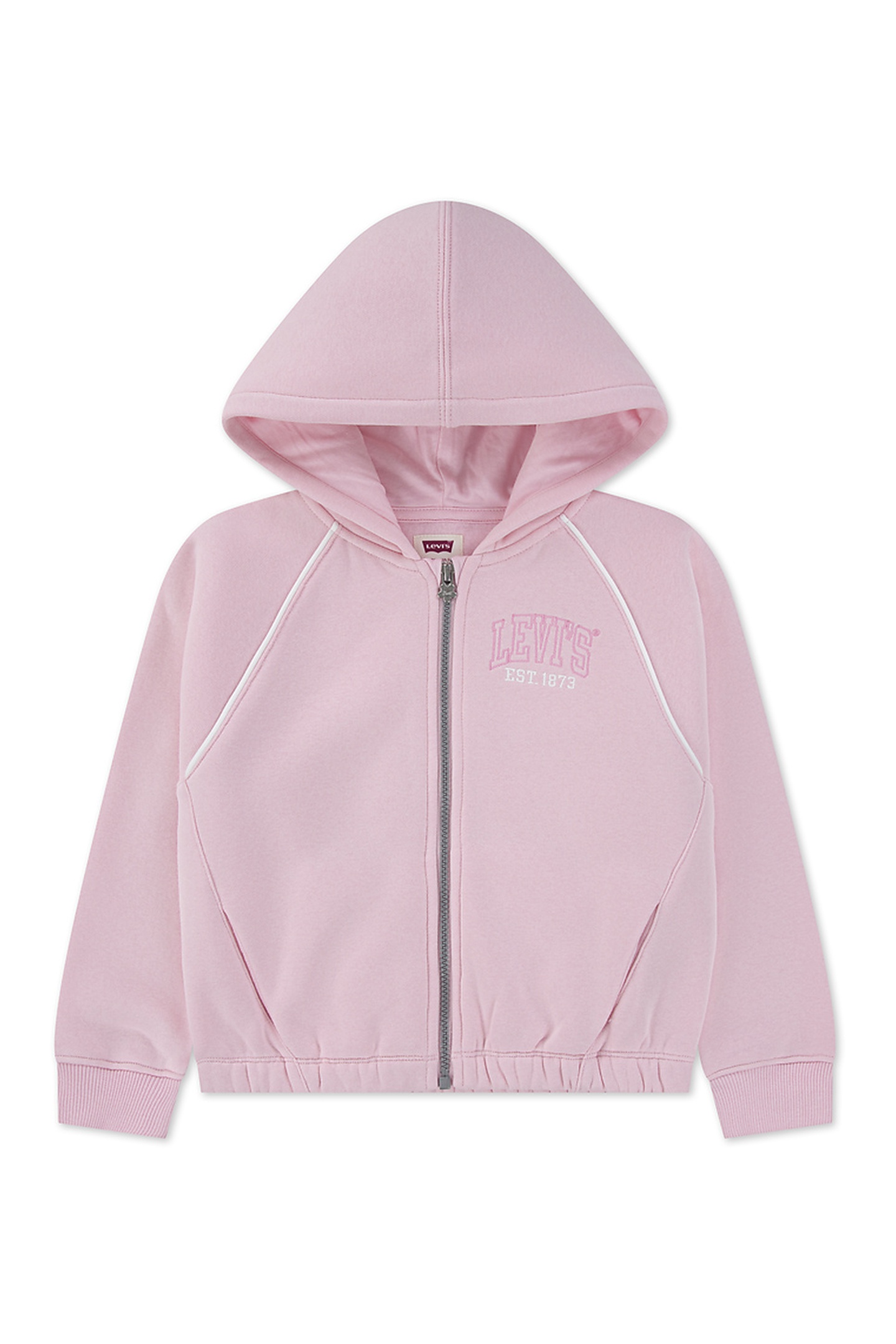Levi's Girls Meet And Greet Full Zip Hoodie Crystal Rose Maat: 8Y | Sportkleding Outlet | kids | Roze