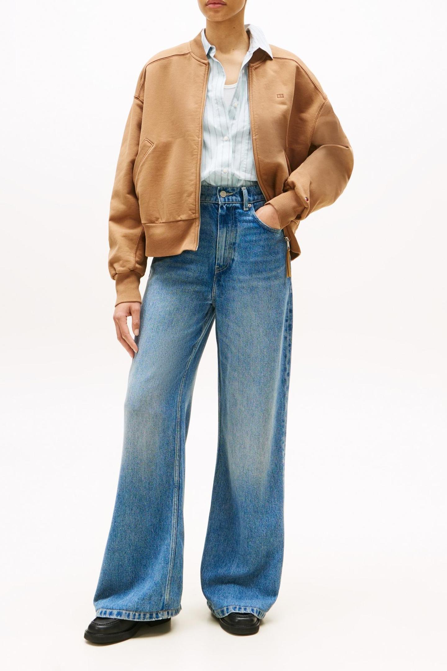 Tommy Hilfiger Dnm Lana Wide Leg High Waisted Lana Size: W28L32 | Wide-Leg & Flared Pants Outlet | Dames | Blauw