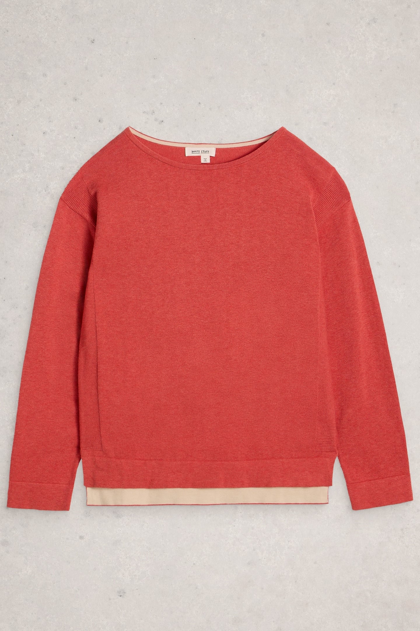 White Stuff Ophia Jumper Dusty Pink Maat: 6 | Sweaters Outlet | Dames | Blauw