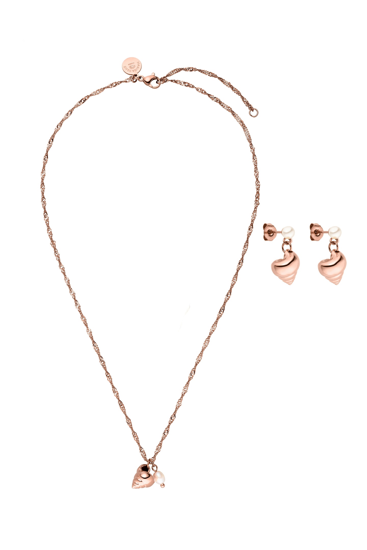 PURELEI Mahina Club Seashore Set Rosegold Maat: OS | Kettingen Outlet | Dames | Goud