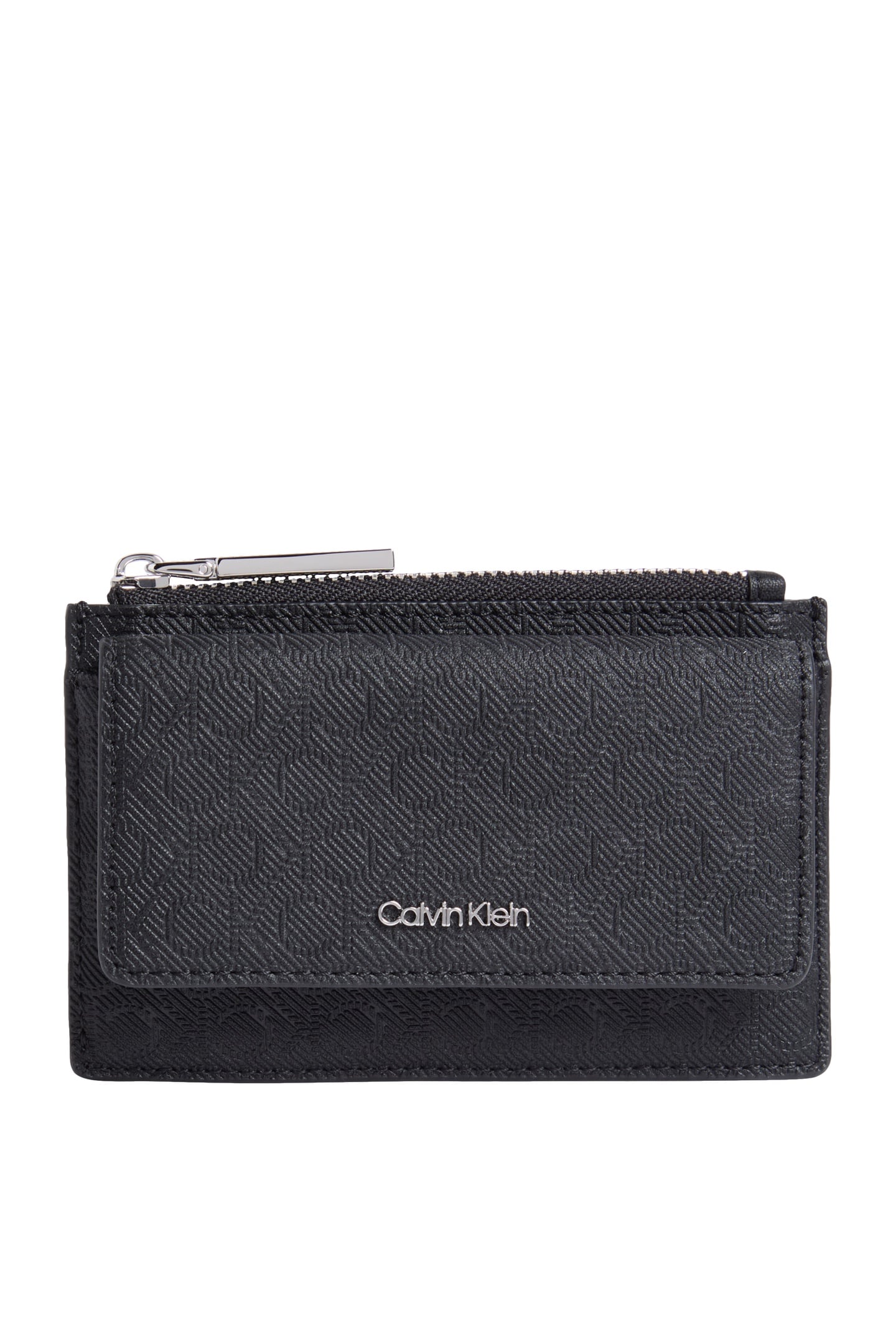 Calvin Klein Ck Must Aop Cardcase Black Size: OS | Wallets & Cardholders Outlet | Dames | Zwart