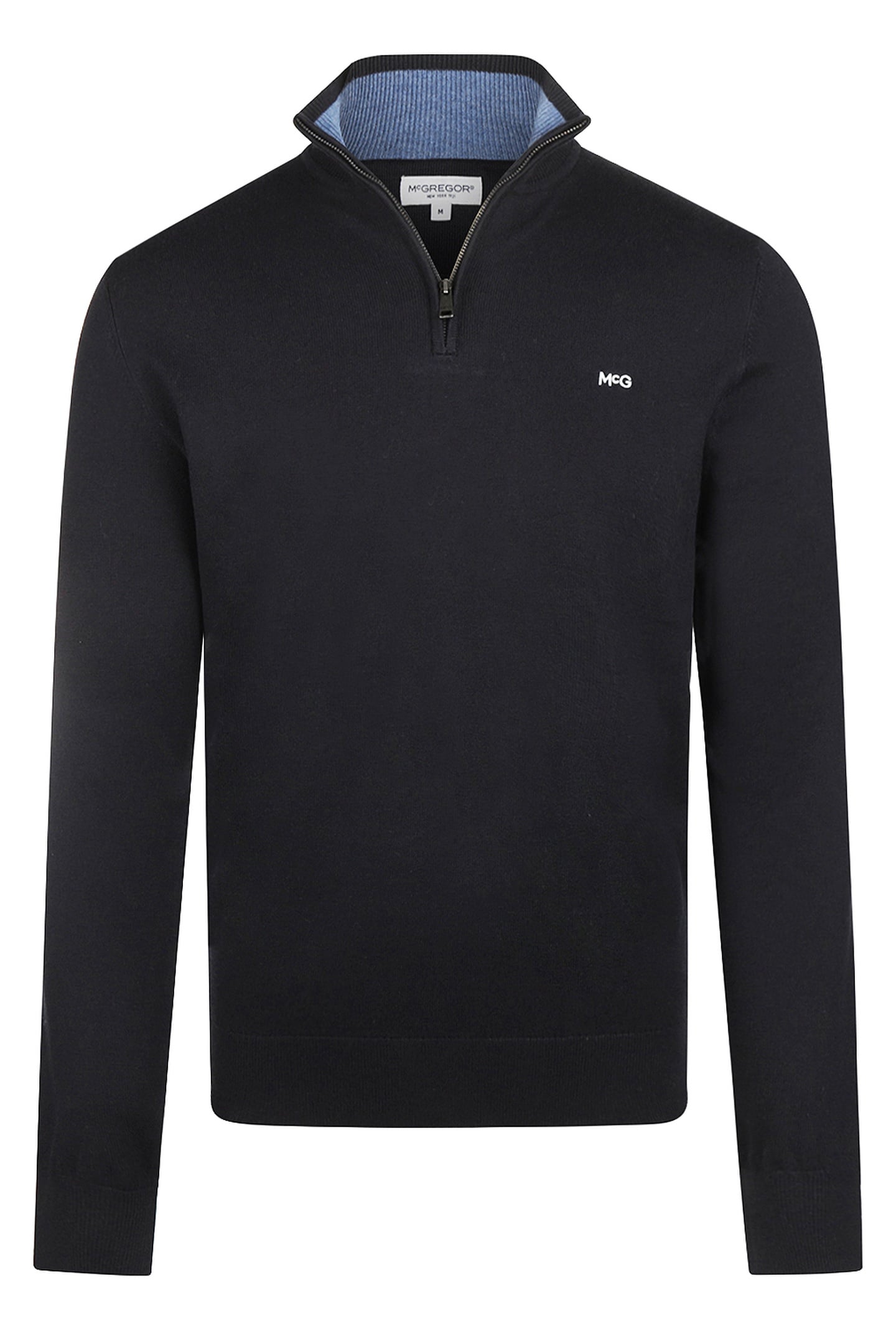 McGregor Zip Mock Sweater Navy Talla: 3XL | Jerséis cuello Alto Outlet | Hombre | Azul