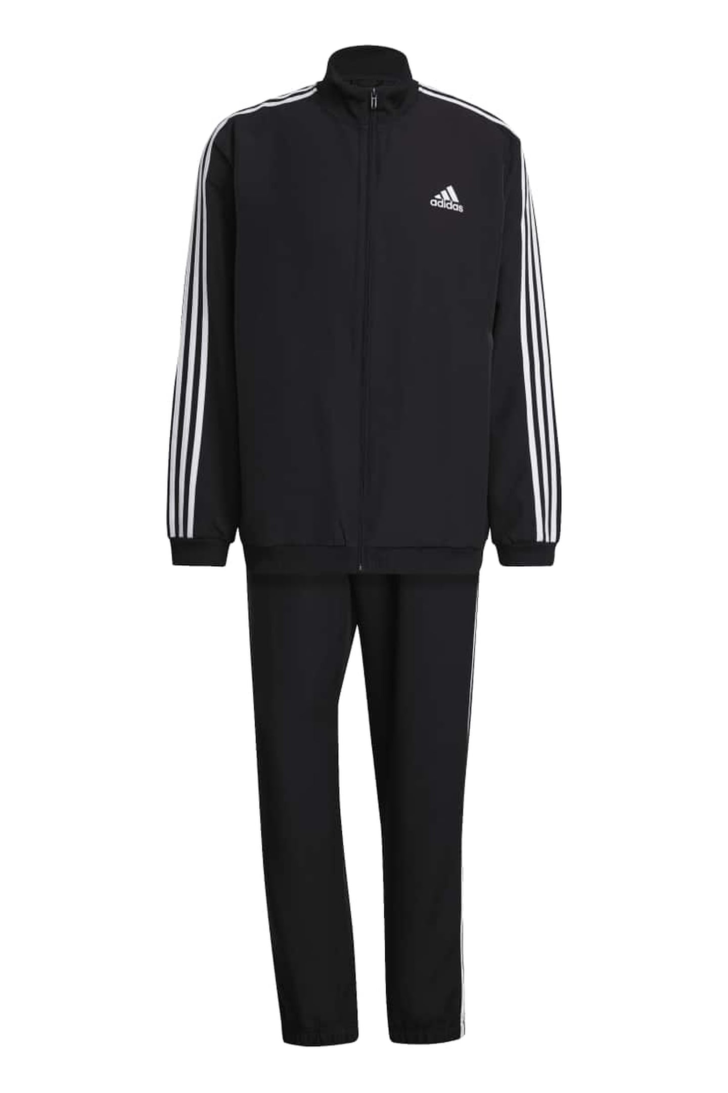 Adidas Unisex Aeroready Regular-fit 3-stripes Tracksuit Maat: M | Outlet | Unisex | Zwart