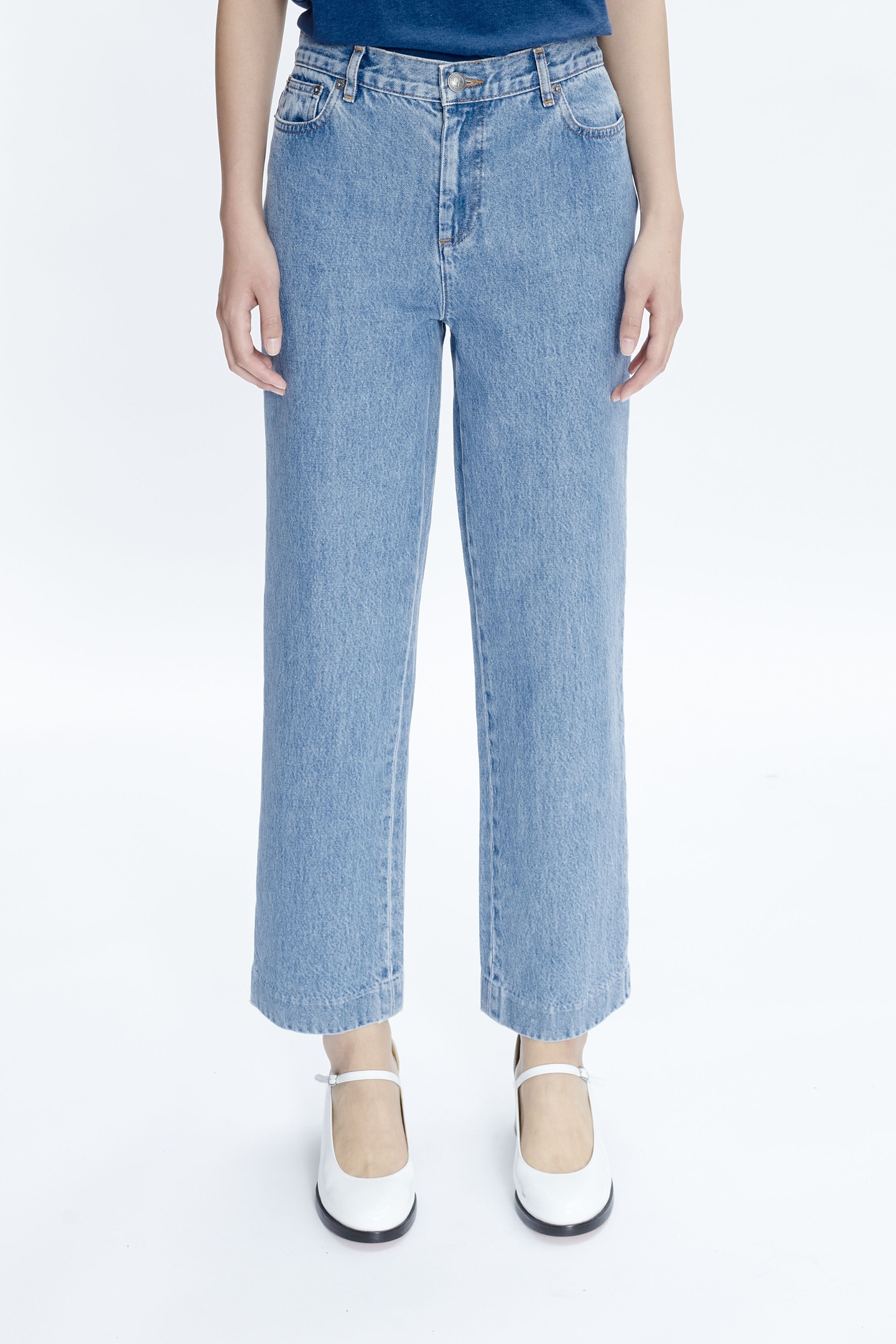 A.P.C. Jeans New Sailor Light Blue Maat: W31 | Straight Jeans Outlet | Dames | Blauw