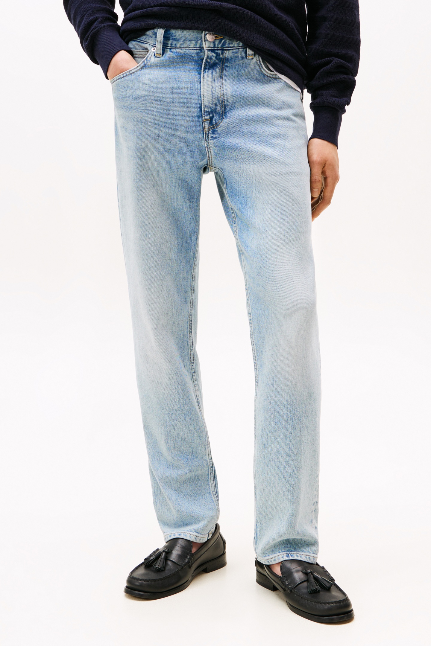 Tommy Hilfiger Straight Denton Century Blue Taglia: W36L34 | Jeans straight fit Outlet | Uomo | Blu