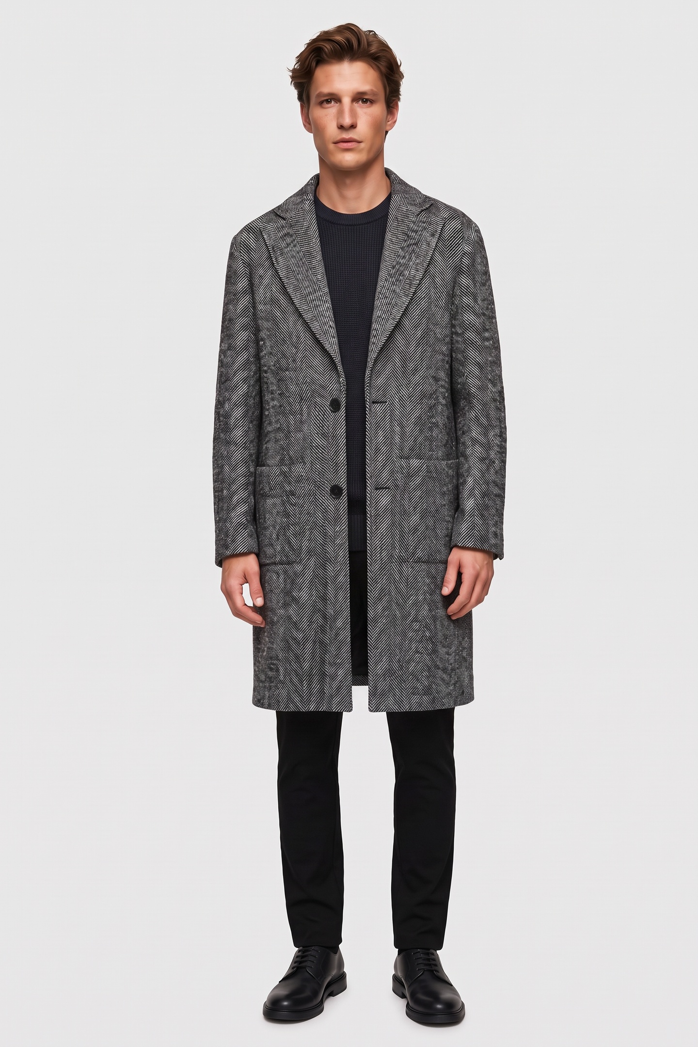 Moschino Coat Black Talla: 48 | Abrigos Tipo Trench Outlet | Hombre | Negro