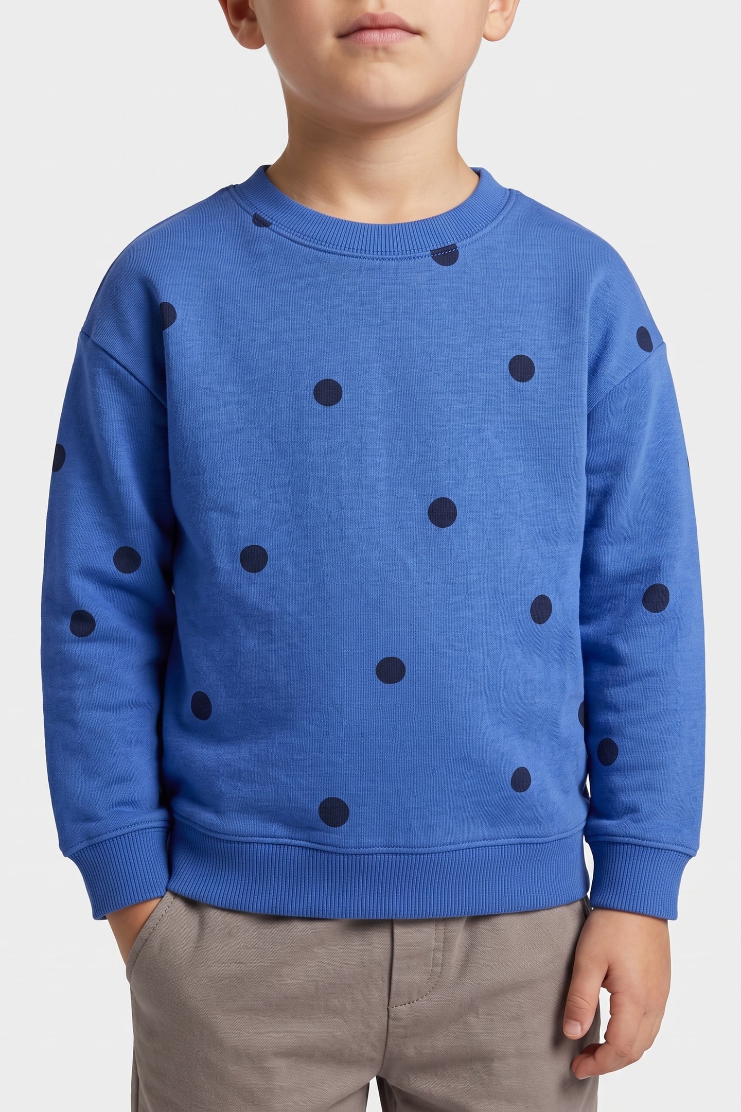 ARKET Tor Print Unisex Blue Maat: 134/140 | Truien Outlet | kids | Blauw