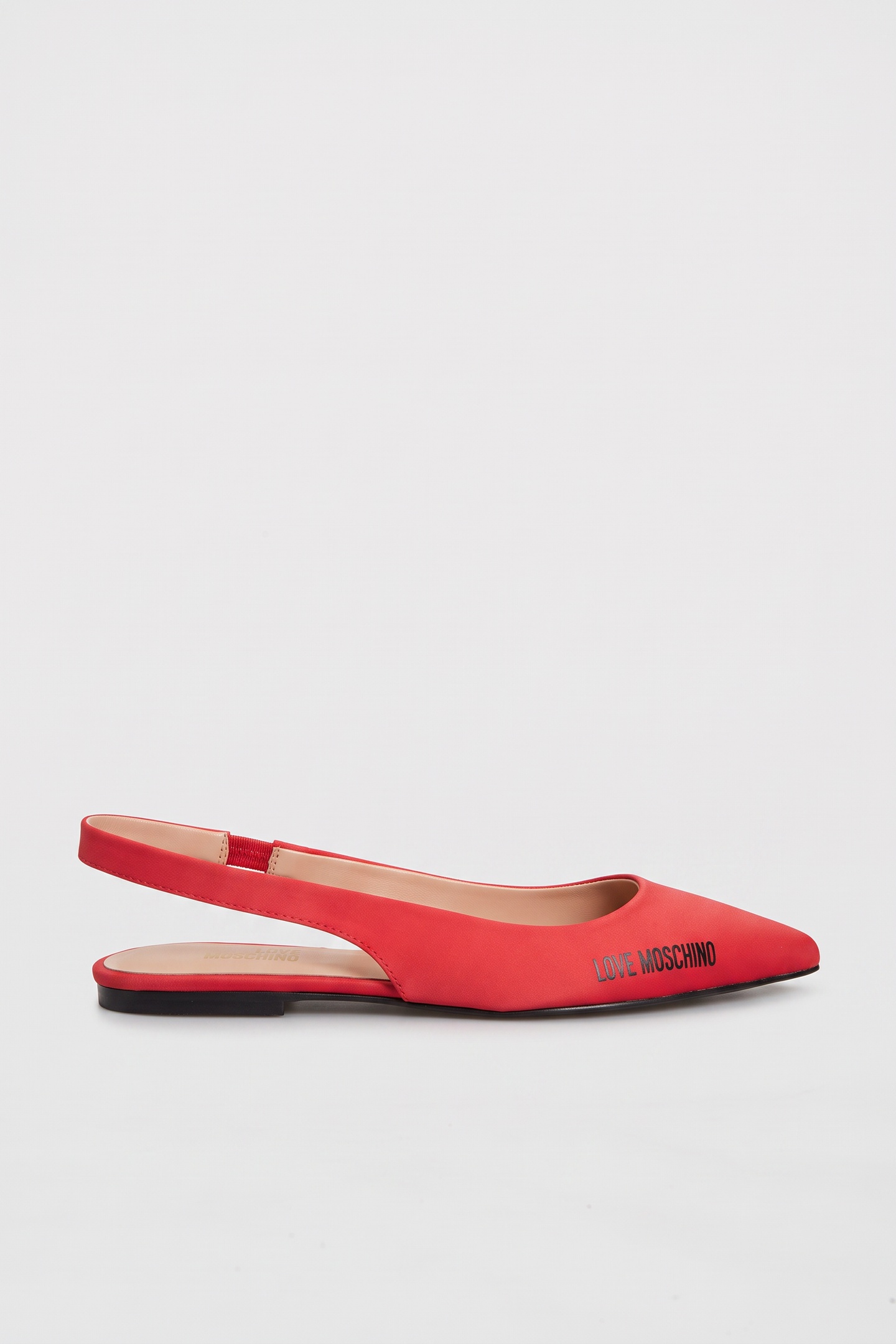 Moschino Lycra Slingback Ballet Flats Red Maat: 37 | Ballerina's Outlet | Dames | Rood