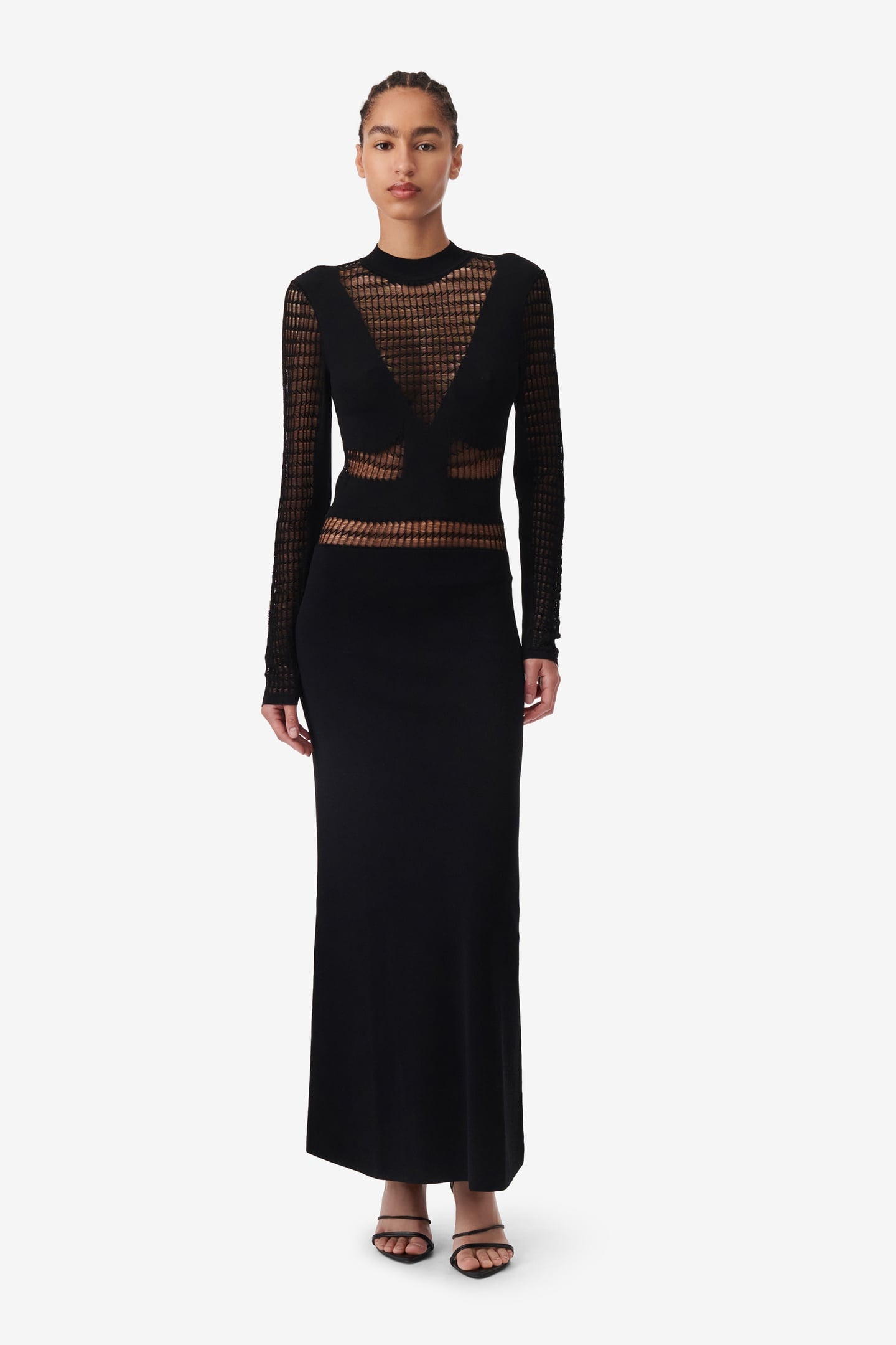 IRO Paris Beryl Dress Black Maat: S | Maxi Jurken Outlet | Dames | Zwart
