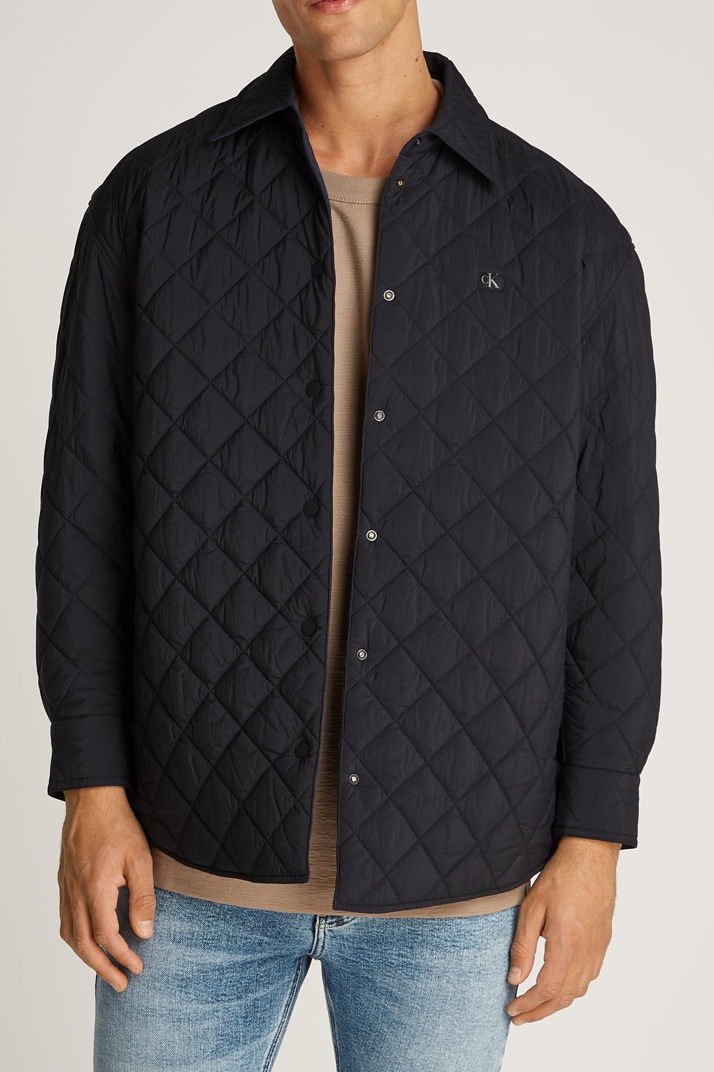 Calvin Klein Lyocell Reversible India Ink/black size S | Overshirts Outlet | Women