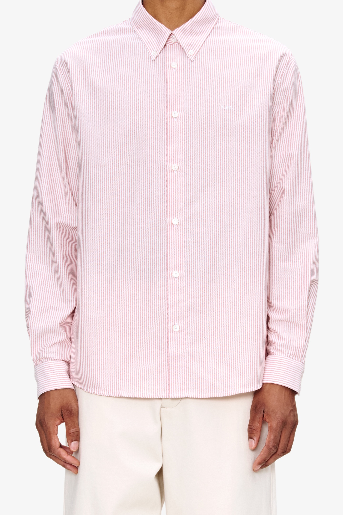 A.P.C. Shirt New Greg Red Maat: XS | Overhemden Outlet | Heren | Rood