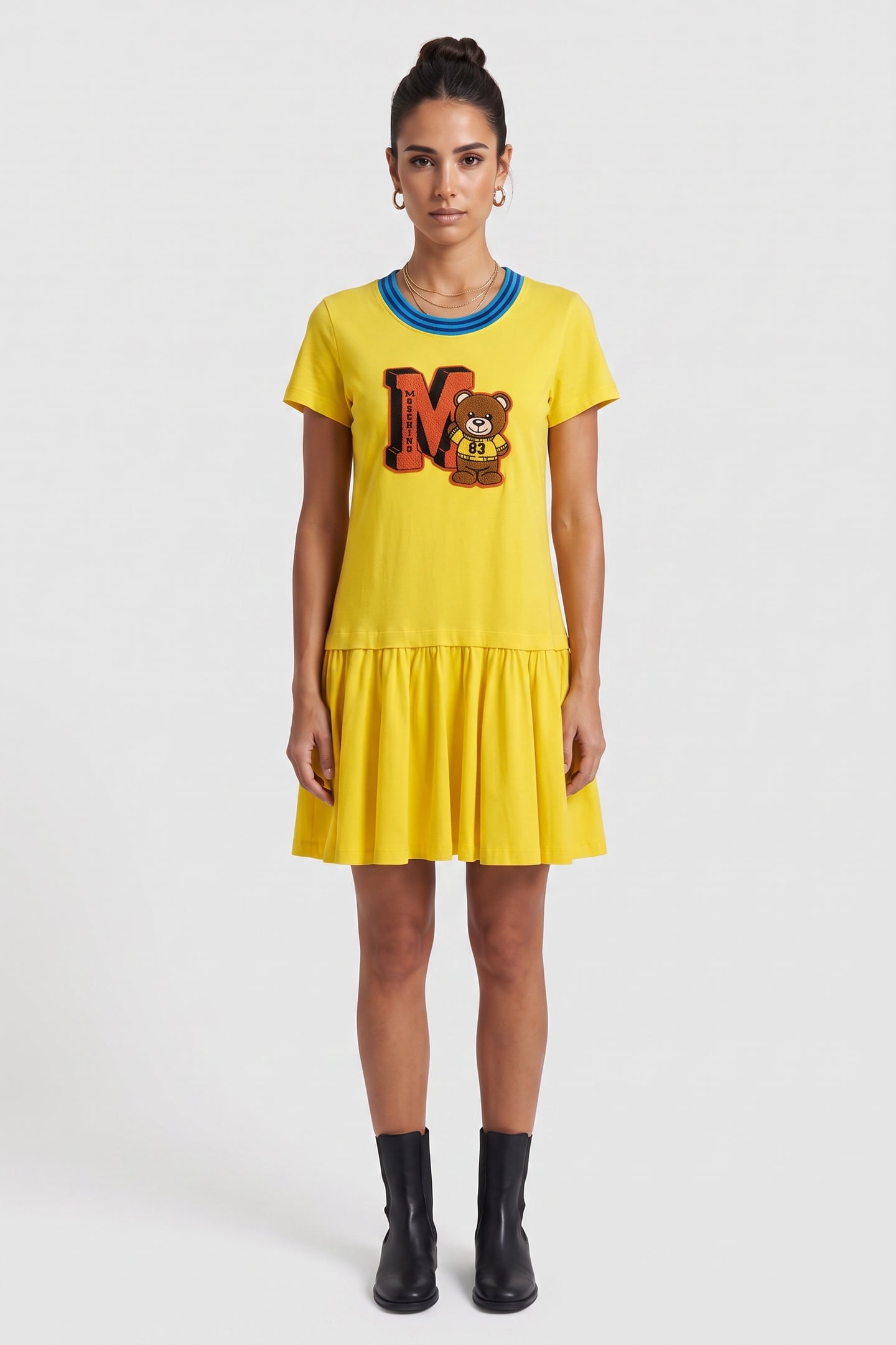 Moschino Dress Yellow Maat: 44 | Mini Jurken Outlet | Dames | Geel