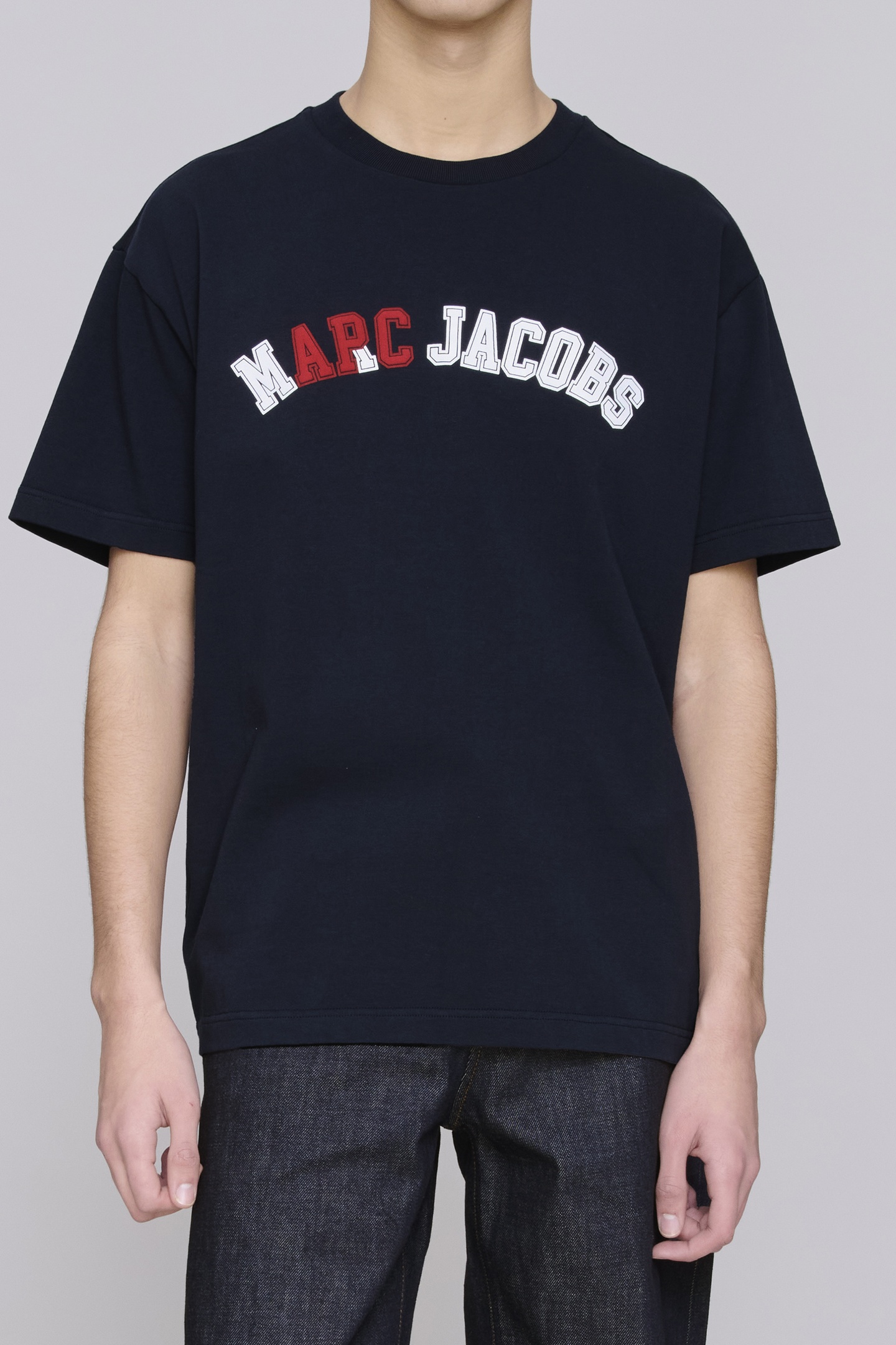 A.P.C. Unisex Boxy Fit Tee Dark Navy Maat: S | Tops Outlet | Unisex | Blauw