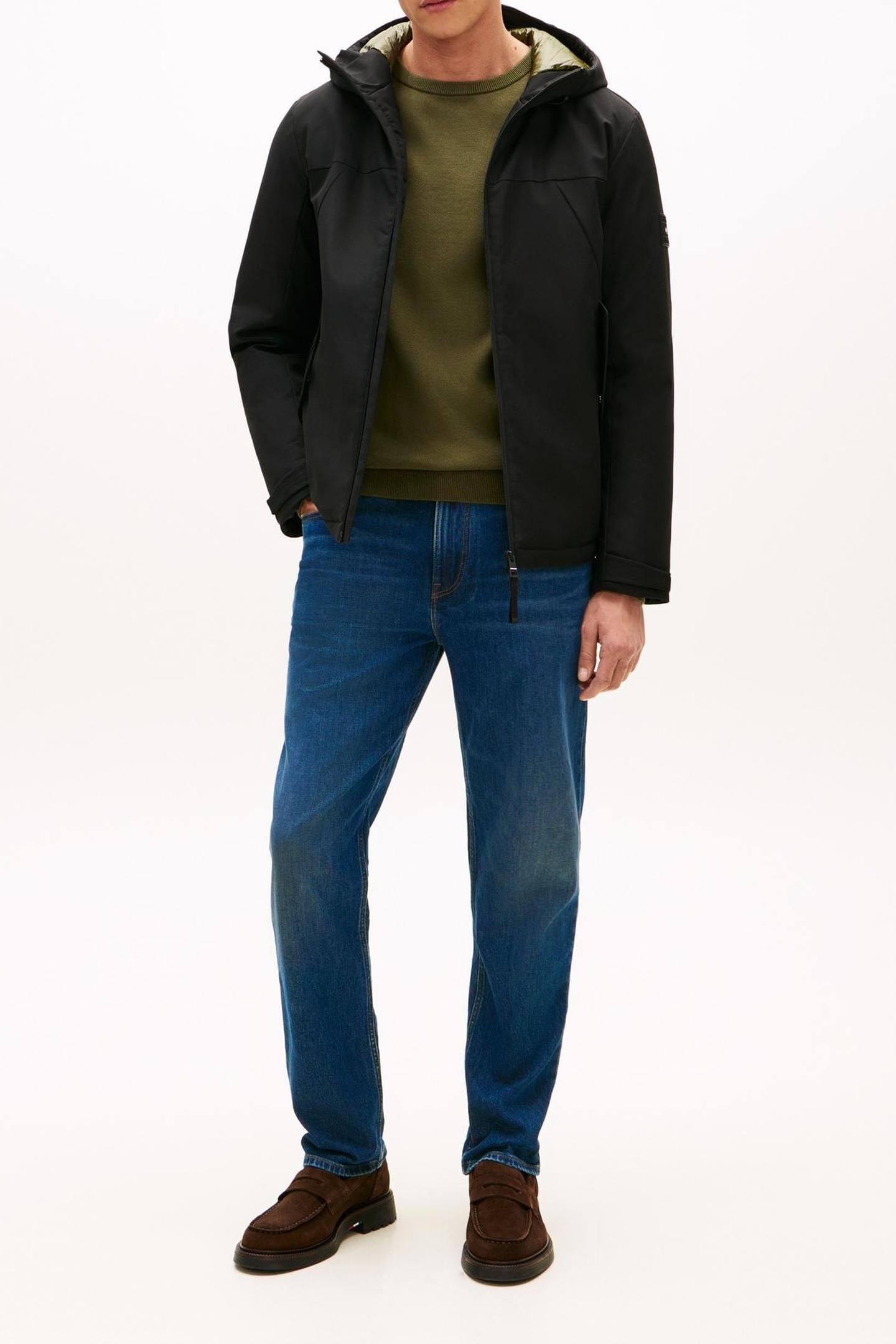 Tommy Hilfiger Tech Hooded Short Parka Black Taille: 3XL | Vestes d'hiver Outlet | Homme | Le Noir