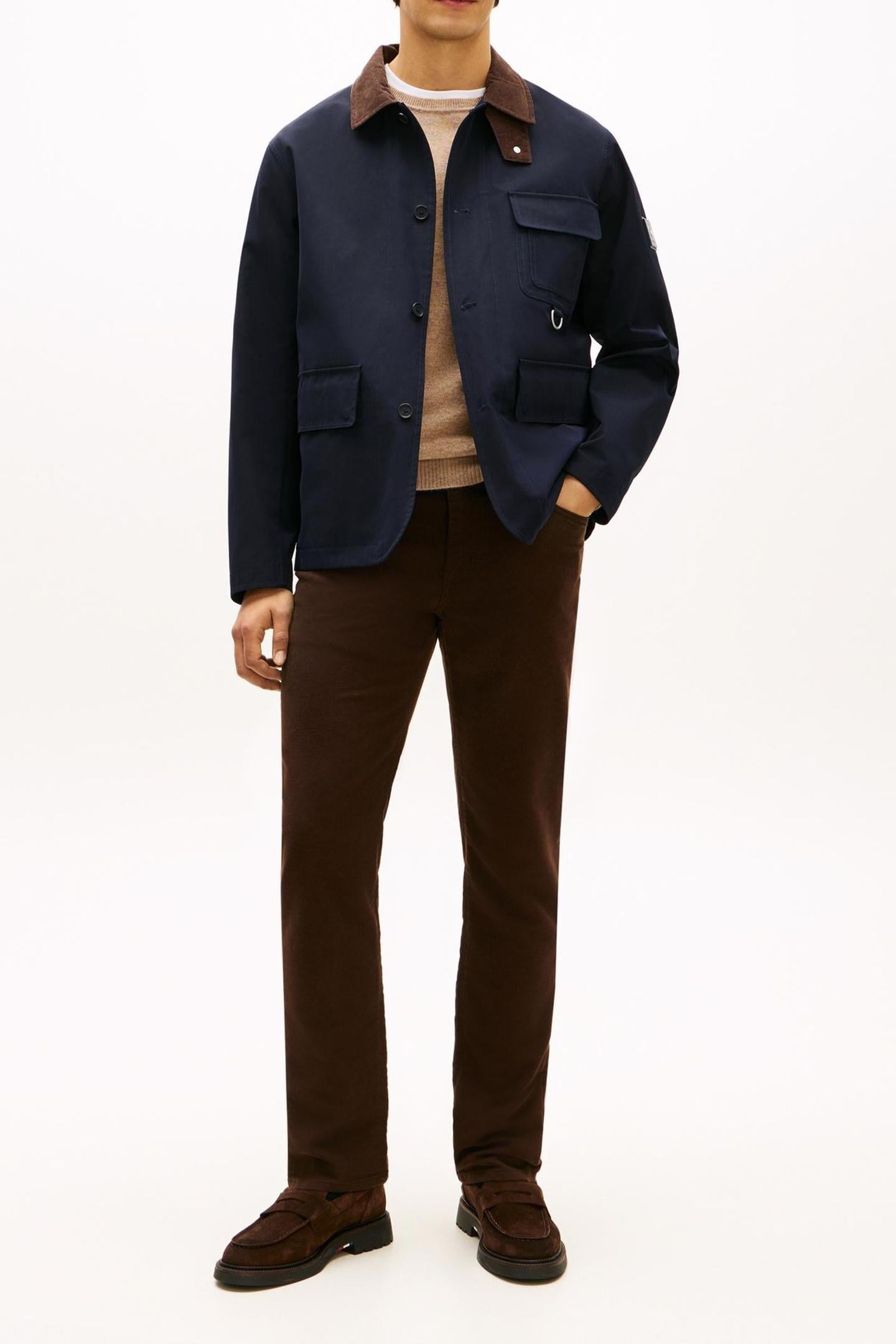 Tommy Hilfiger Wet Weather Barn Jacket Desert Sky Taille: L | Vestes militaires Outlet | Homme