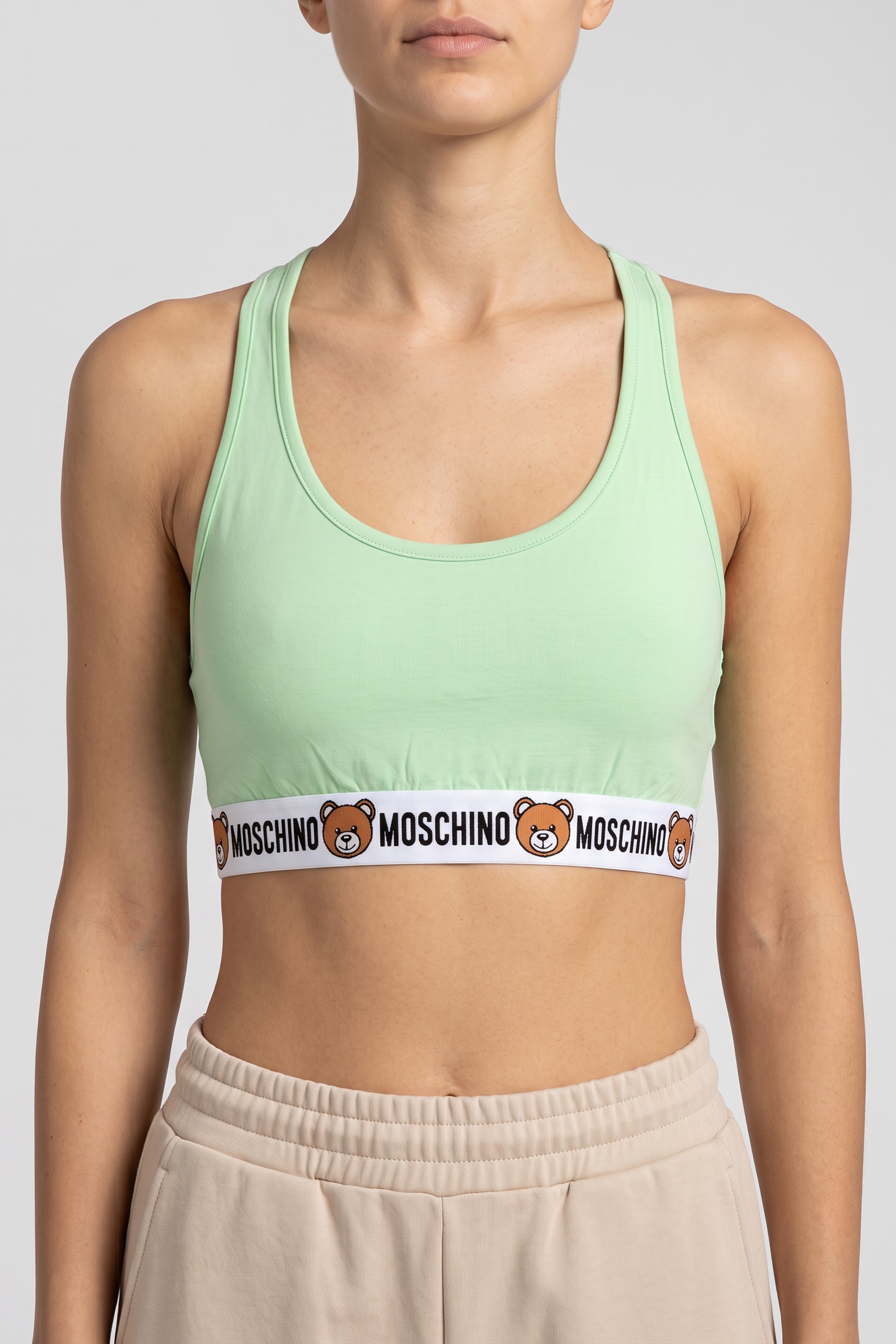 Moschino Short Nightgown Green Maat: S | Slipjes Outlet | Dames | Groen