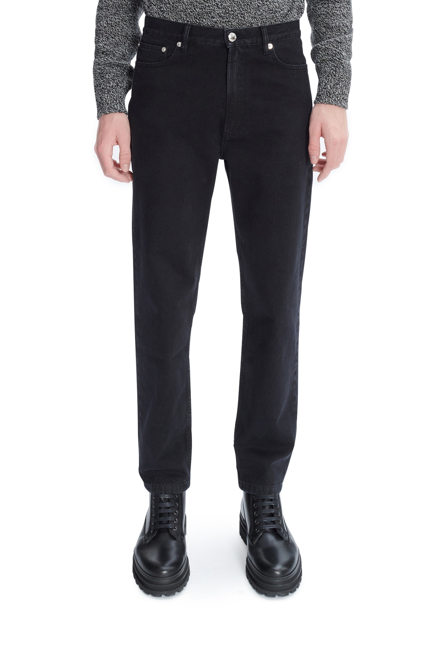 A.P.C. Unisex Jeans Martin Black Maat: W29 | Straight Jeans Outlet | Unisex | Zwart