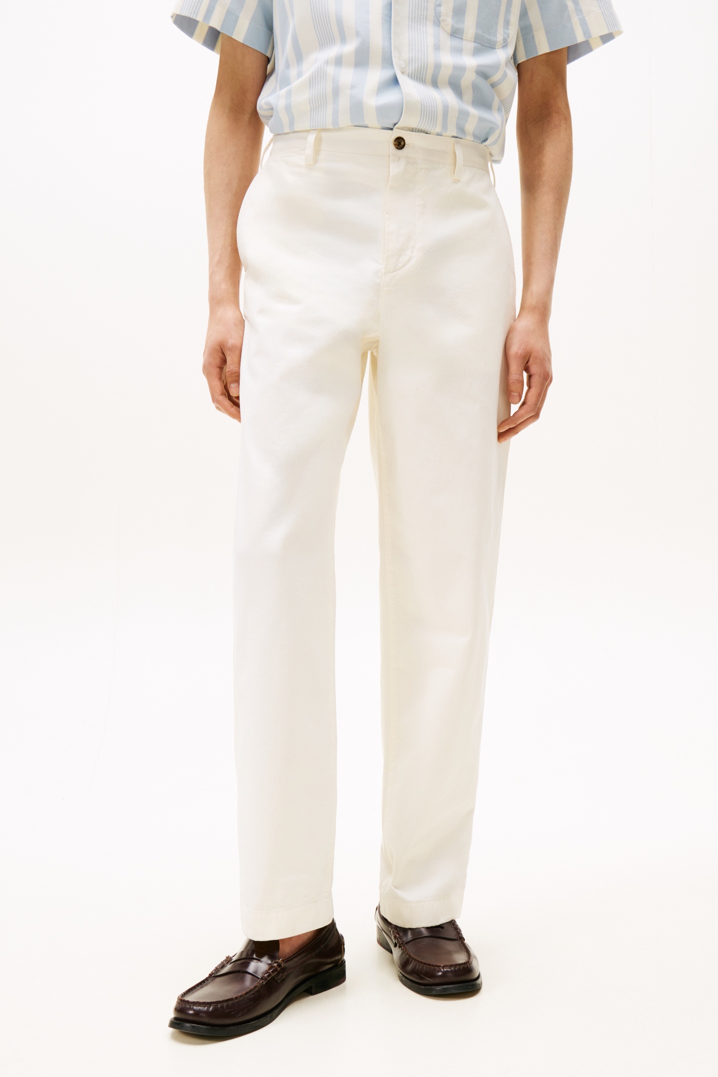 Tommy Hilfiger Murray Modern Heritage Ivory Silk Taglia: W32L32 | Pantaloni chino Outlet | Uomo | Bianco