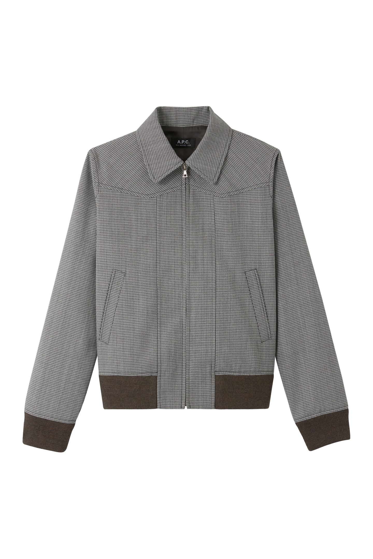 A.P.C. Jacket Candem Faux Black Maat: 34 | Bomberjacks Outlet | Dames | Grijs