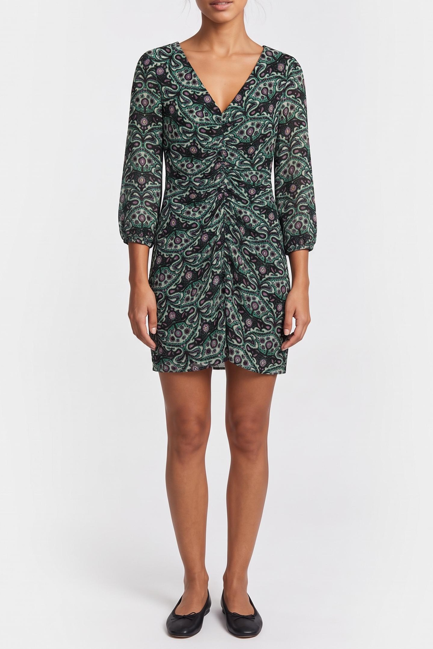 BA&SH Mini Dress Vert Maat: XS | Mini Jurken Outlet | Dames | Groen