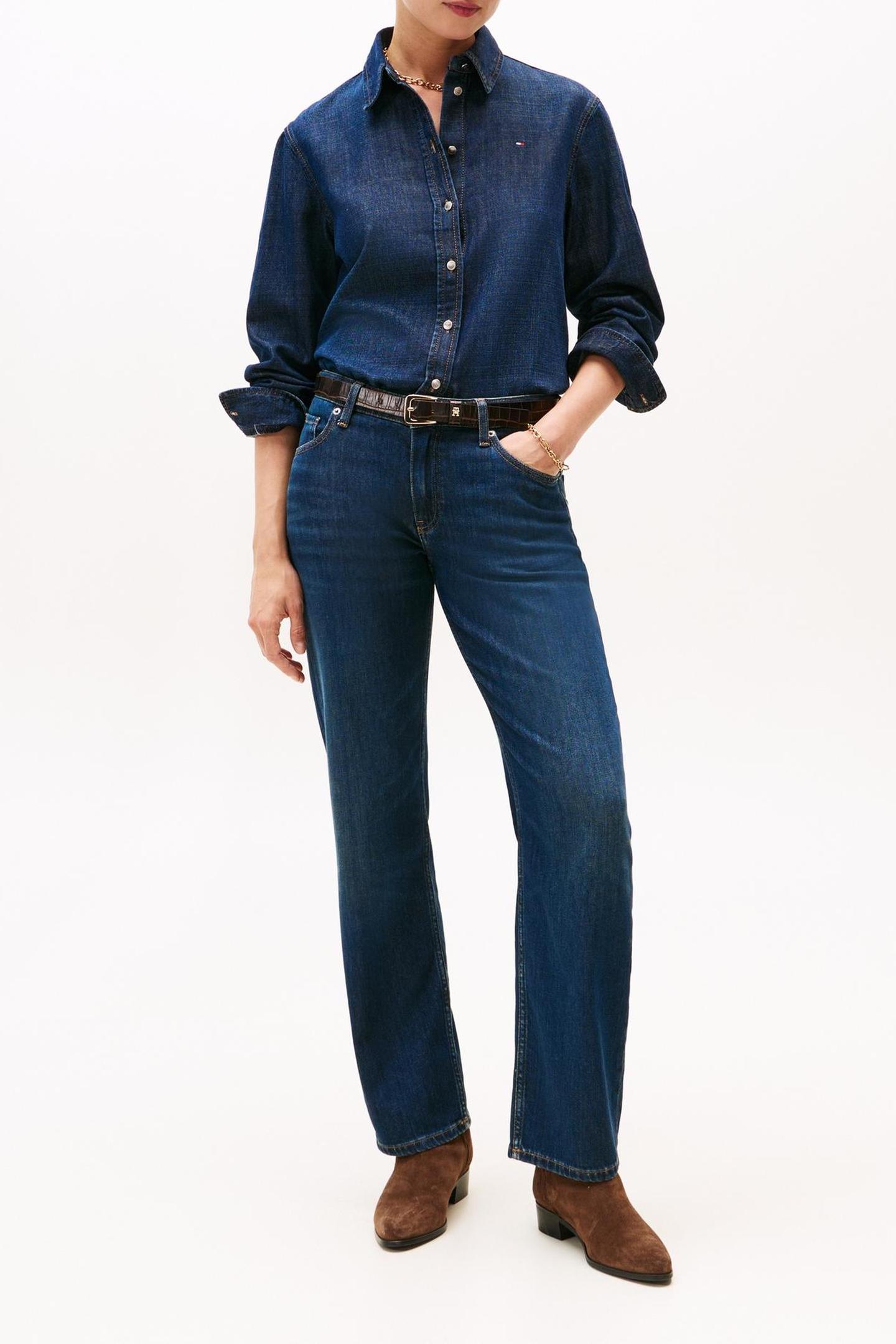Tommy Hilfiger Dnm Milo Classic Straight Milo Maat: W28L28 | Straight Jeans Outlet | Dames | Blauw
