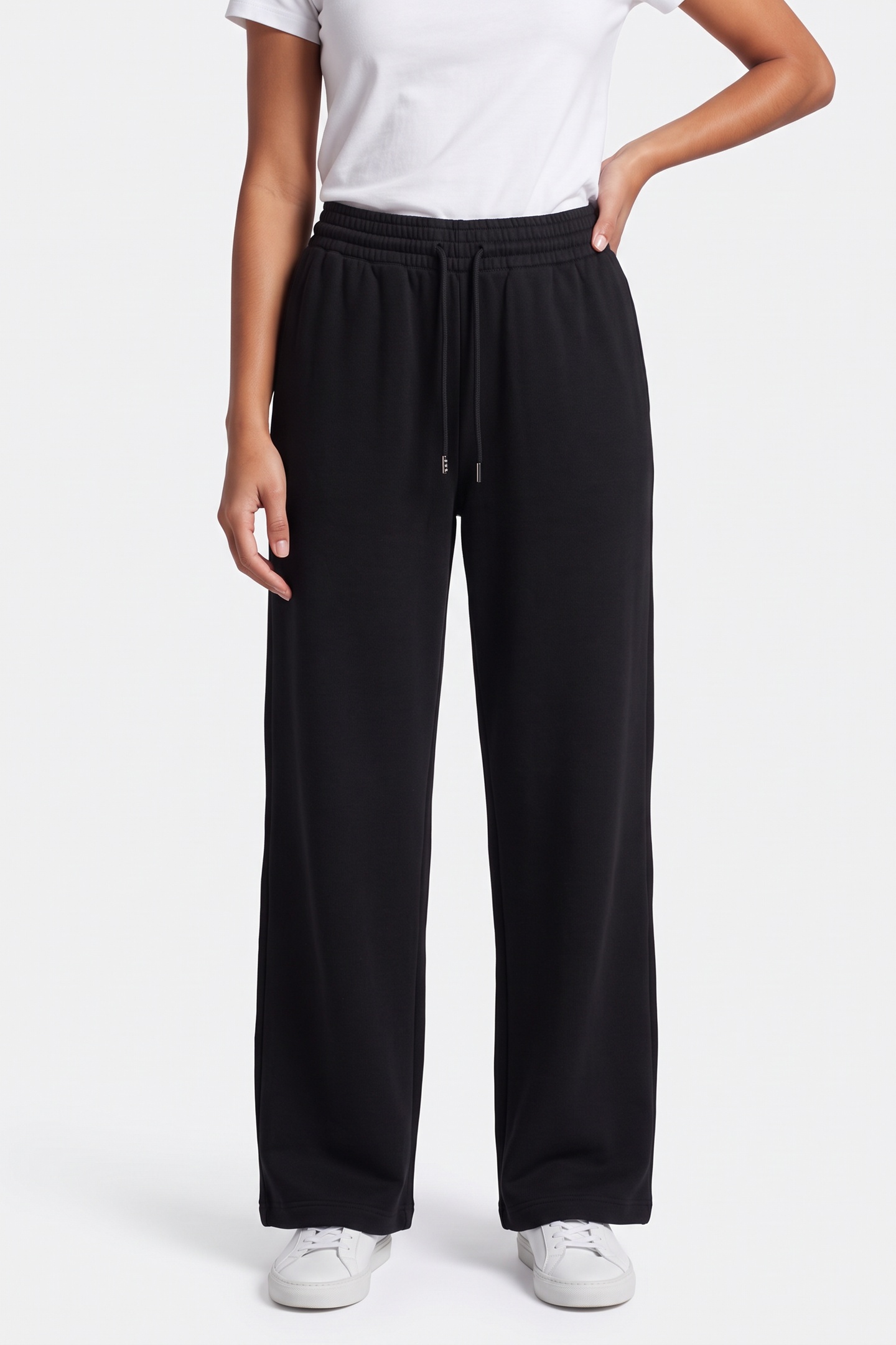 ARKET Pia Co Lyocell Trousers Black Größe: L | Jogginghosen Outlet | Damen | Schwarz