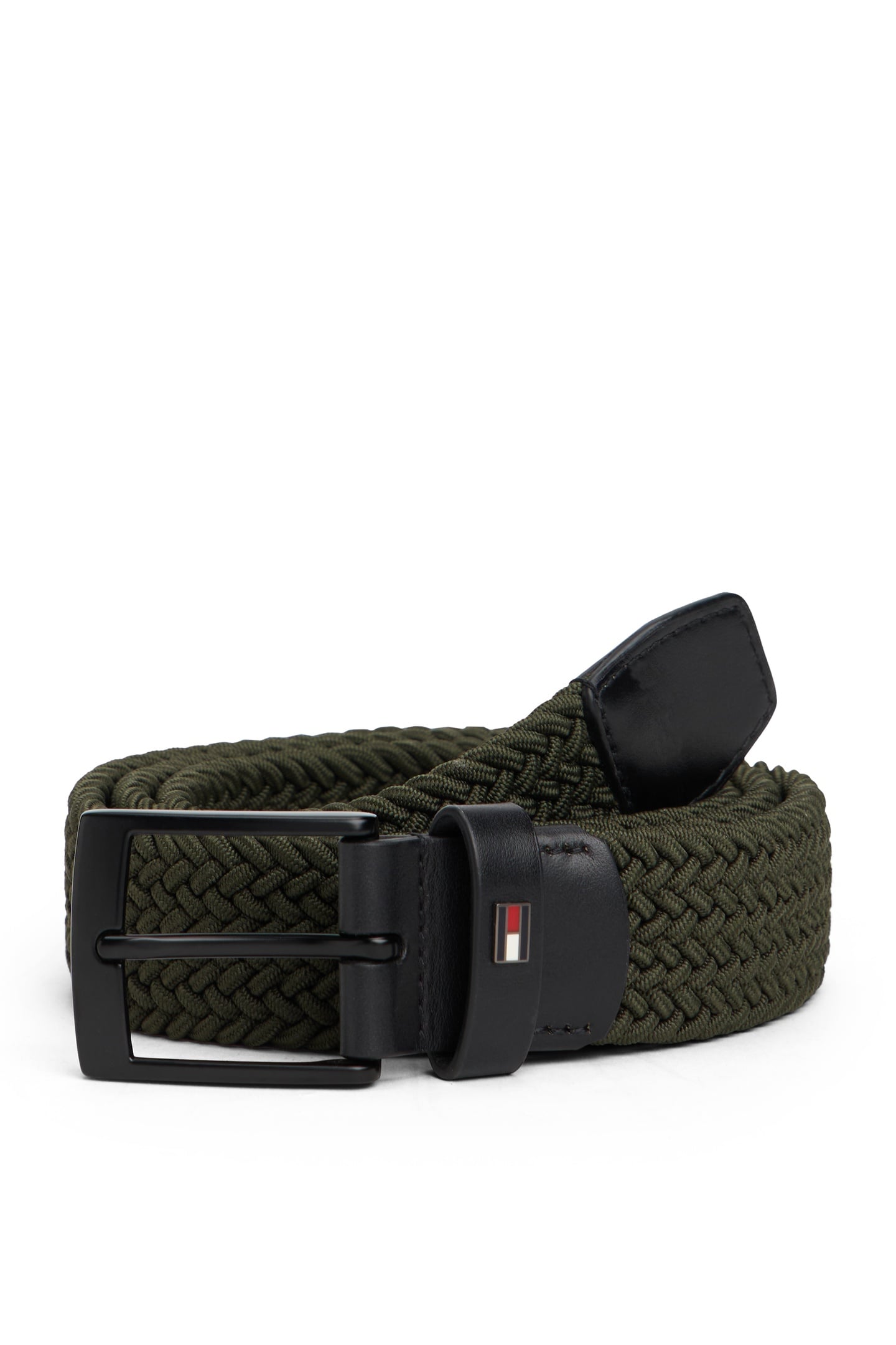 Tommy Hilfiger Adan 3.5 Elastic Belt Foxhunt Green Taille: 105 | Ceintures Outlet | Homme | Vert