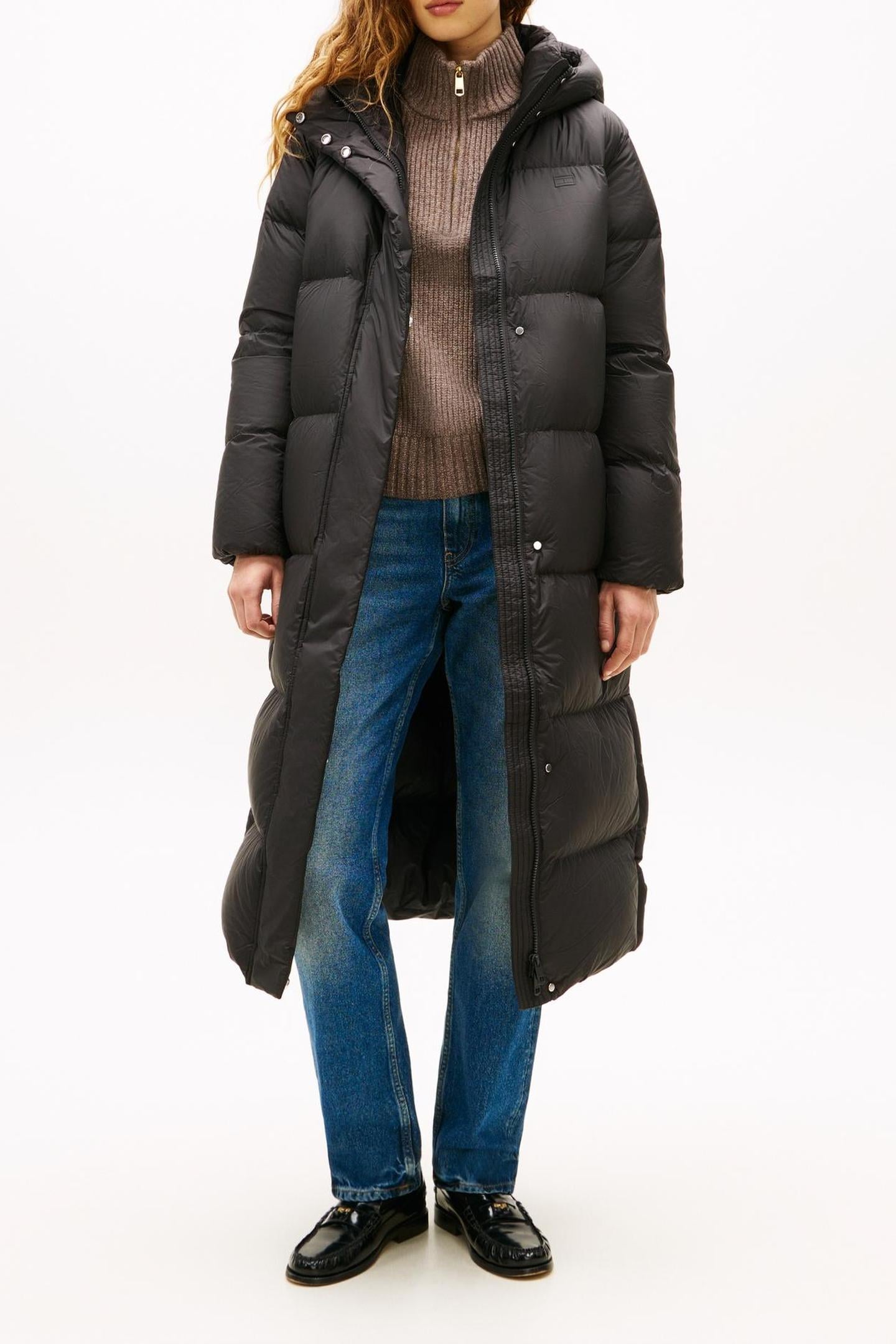 Tommy Hilfiger Modern Down Reg Maxi Black Taille: XS | Parkas Outlet | Femme | Le Noir