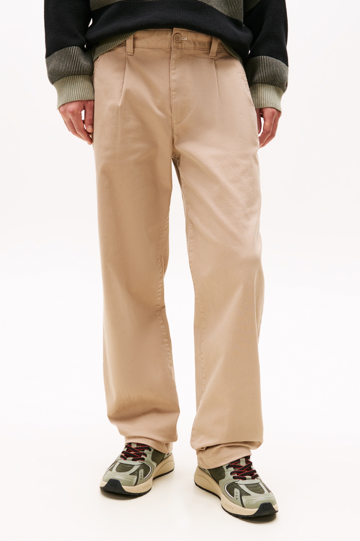 Tommy Hilfiger Tjm Jaimie Soft Twil Coastal Taupe Taglia: W36L32 | Pantaloni chino Outlet | Uomo | Nero