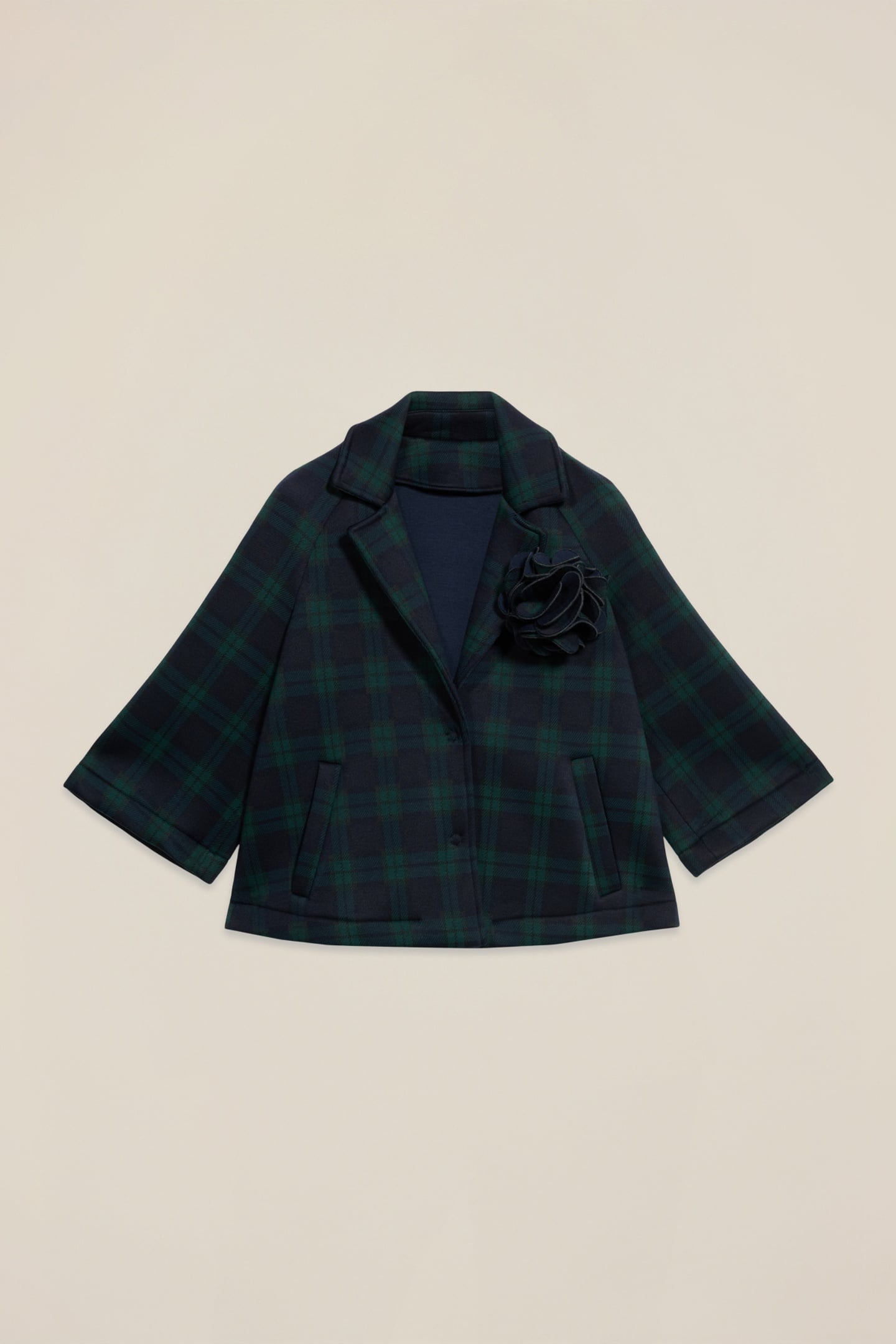 Oltre Scuba Cape With Brooch Blue Maat: S | Poncho's Outlet | Dames | Blauw