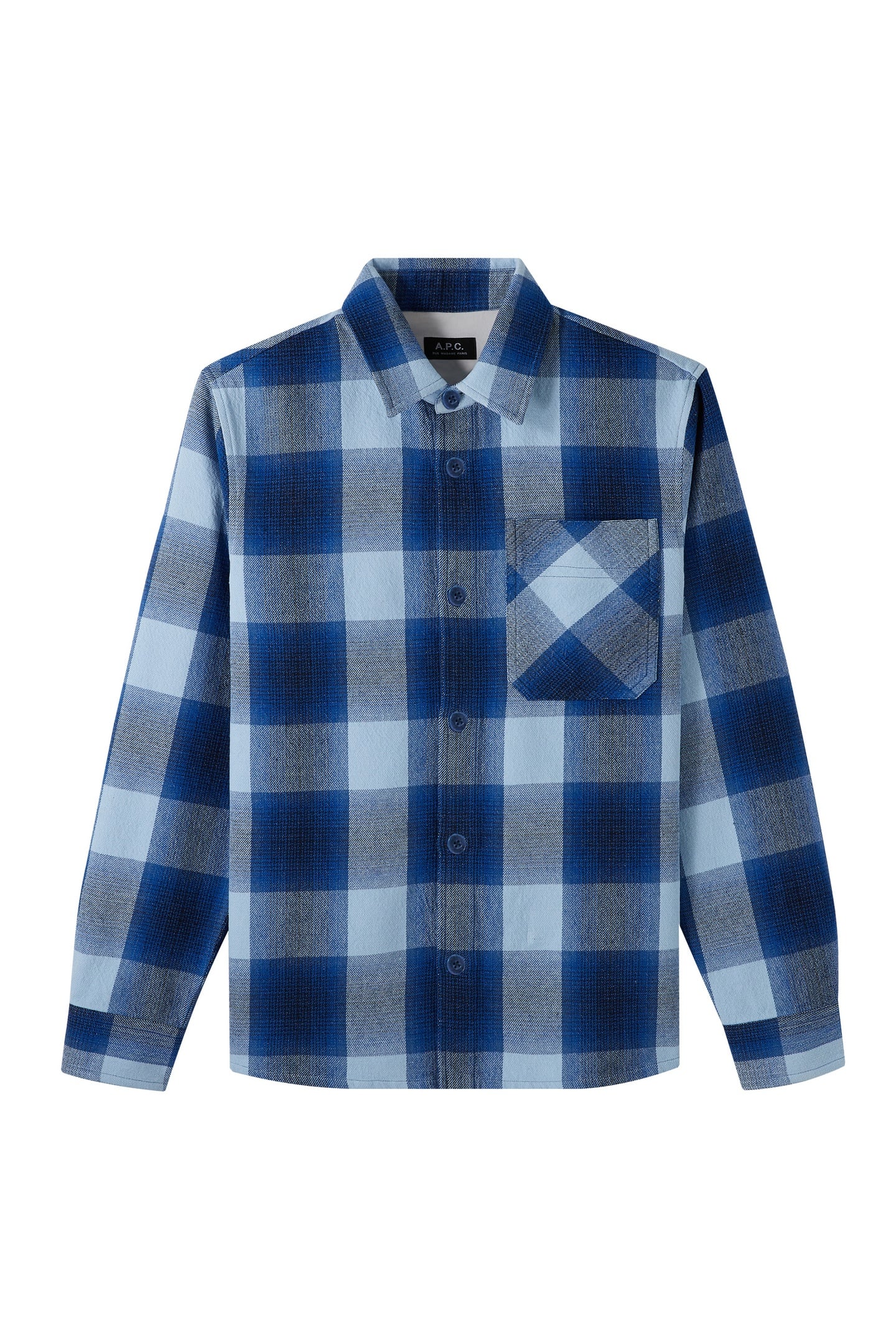 A.P.C. Unisex Overshirt Basile Dark Blue Maat: XS | Overshirts Outlet | Unisex | Blauw