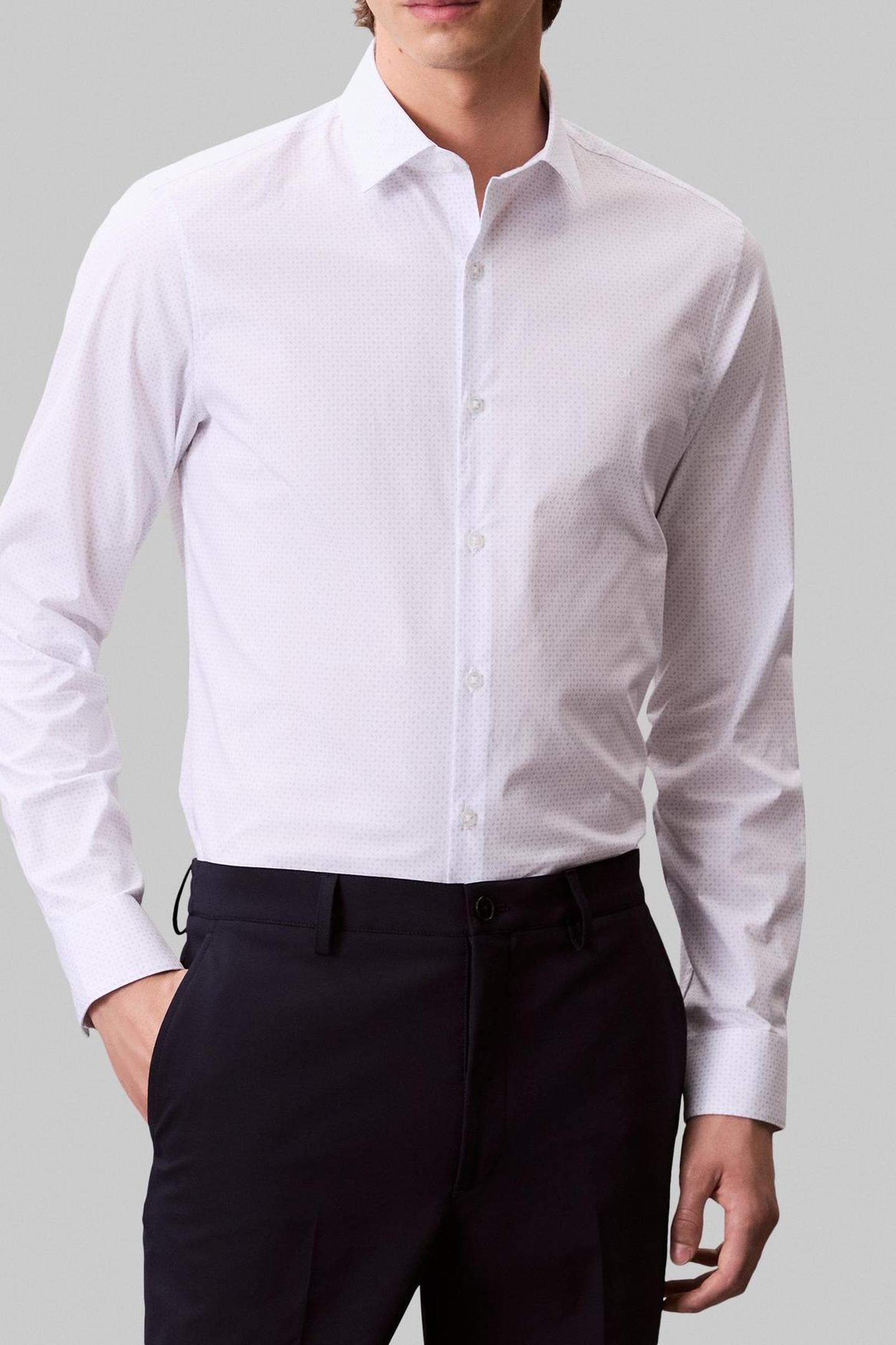 Calvin Klein Slm Ent Classic Shirt Blue Dust Taille: 43 | Chemises d'affaires Outlet | Homme | Bleu
