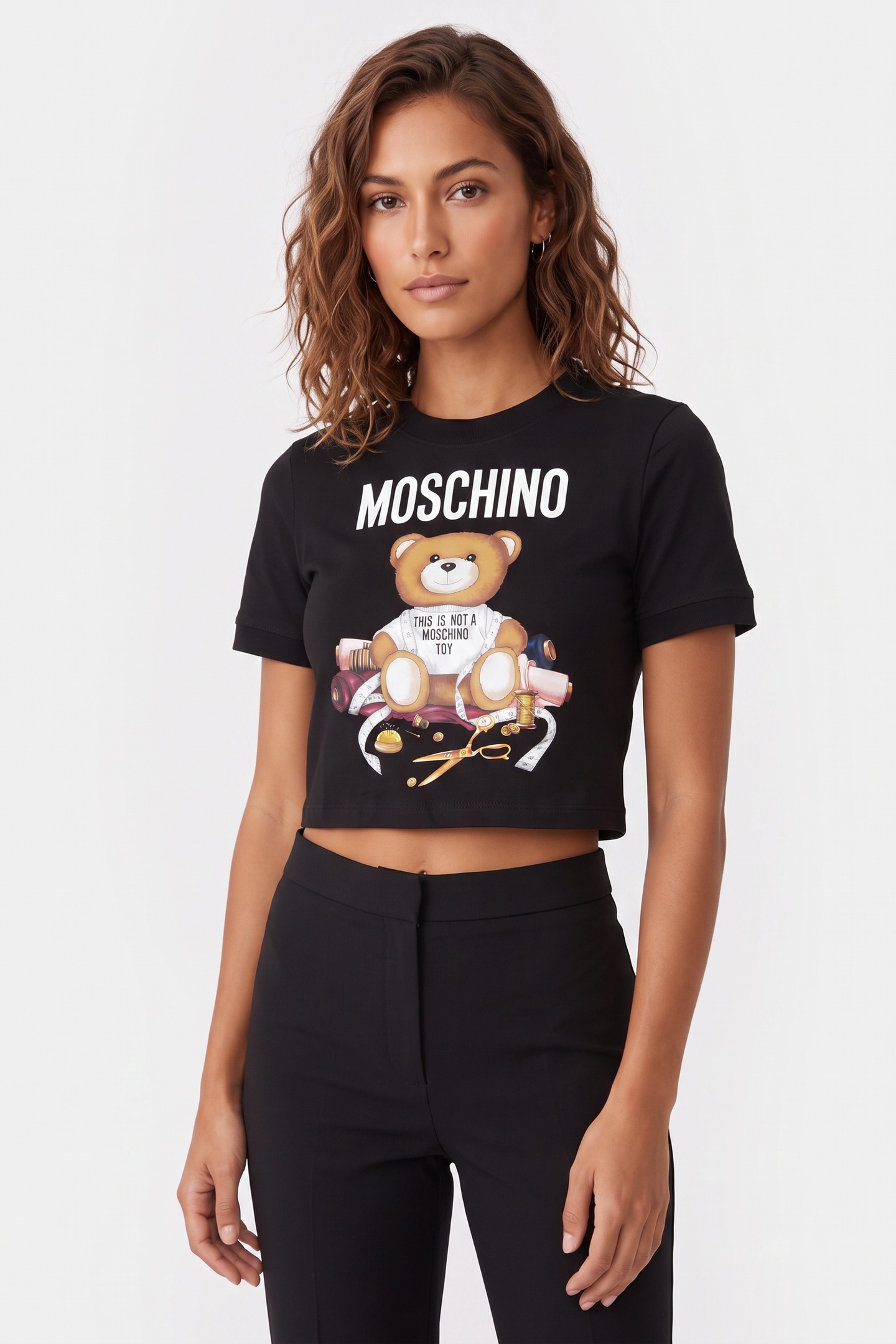 Moschino Knitwear Black Maat: 38 | Tops Outlet | Dames | Zwart