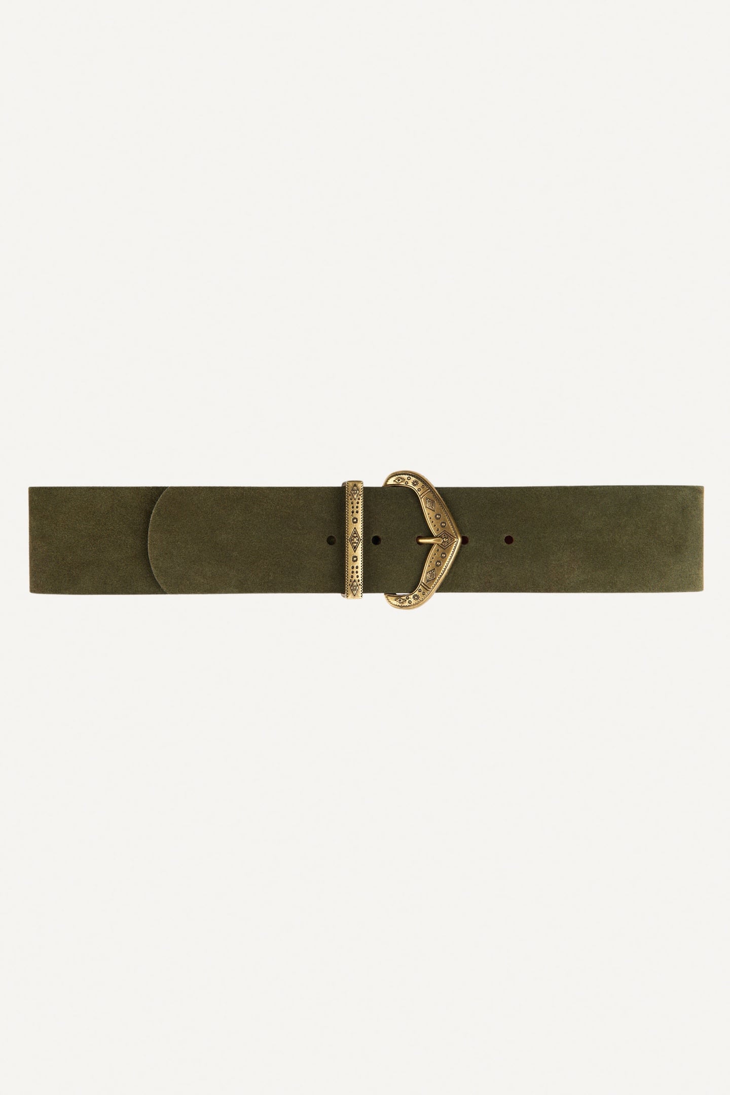 BA&SH Waist Olive Maat: 75 | Riemen Outlet | Dames | Bruin