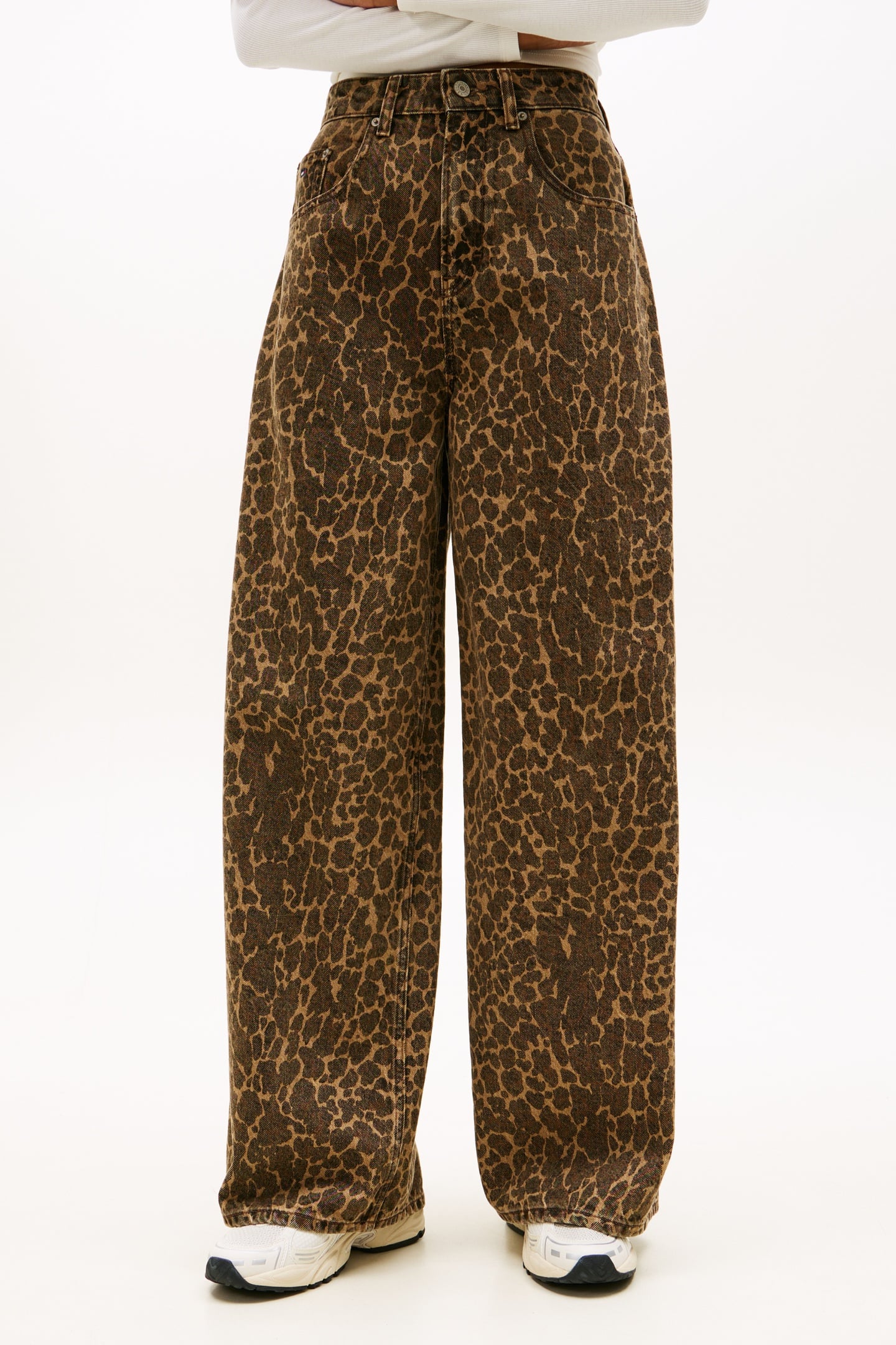 Tommy Hilfiger Charlie Mid Rise Loose Wide Denim Color Taille: W28L28 | Jeans Outlet | Femme | Bleu