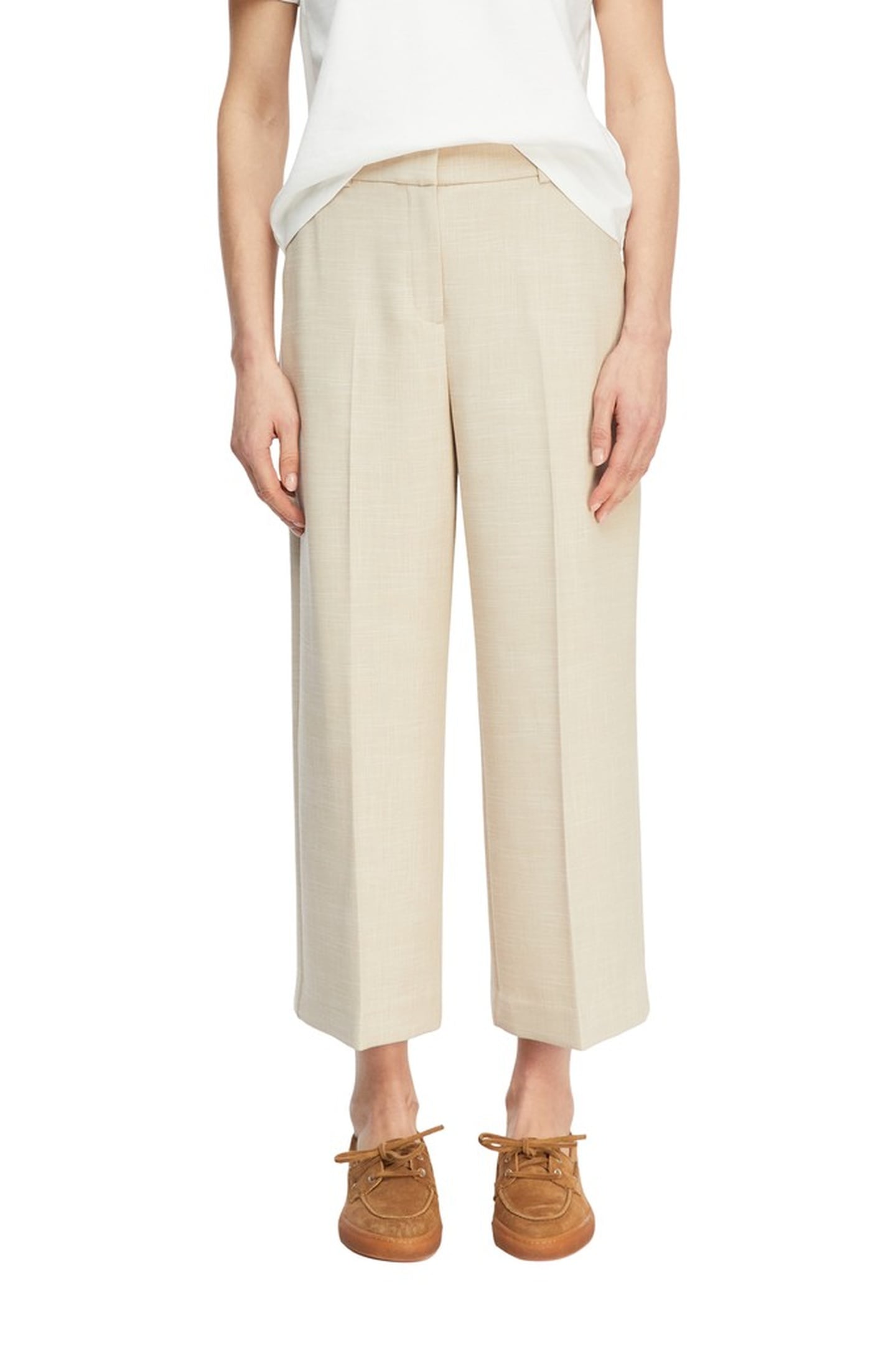 Comma  Pants Brown Maat: 42 | Pantalons Outlet | Dames | Beige
