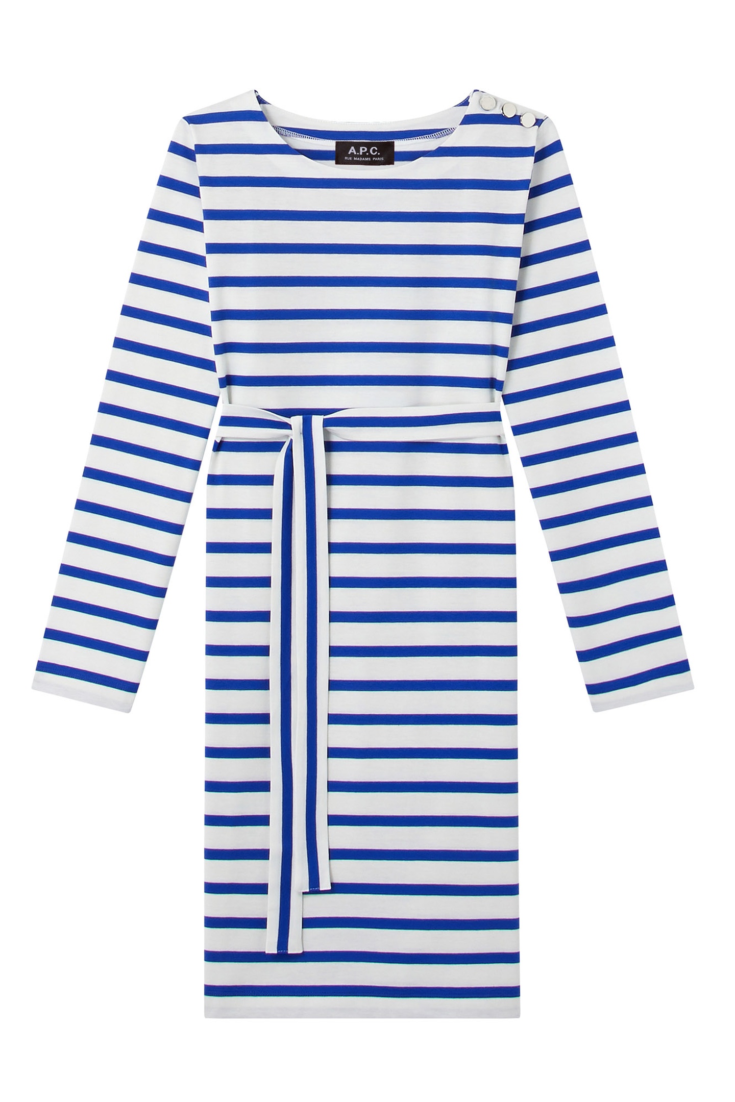 A.P.C. Dress Florence Dark Blue Maat: S | Mini Jurken Outlet | Dames | Blauw