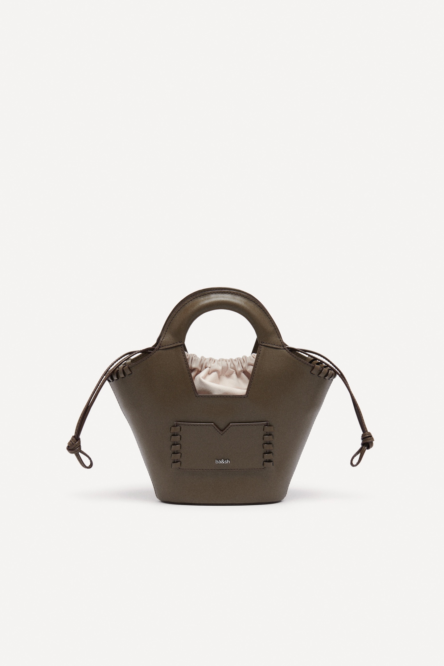BA&SH Hand Bag Olive Maat: OS | Handtassen Outlet | Dames | Bruin