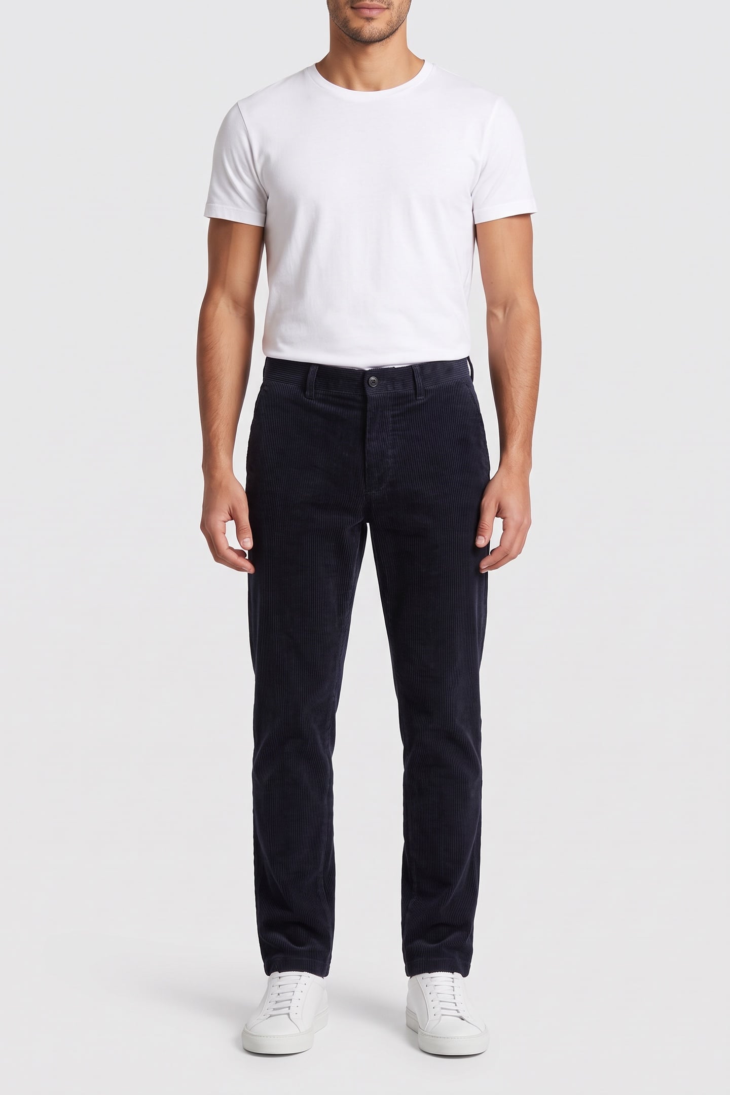 ARKET Ebbe Cord Chino Blue Maat: 44 | Chino's Outlet | Heren | Blauw