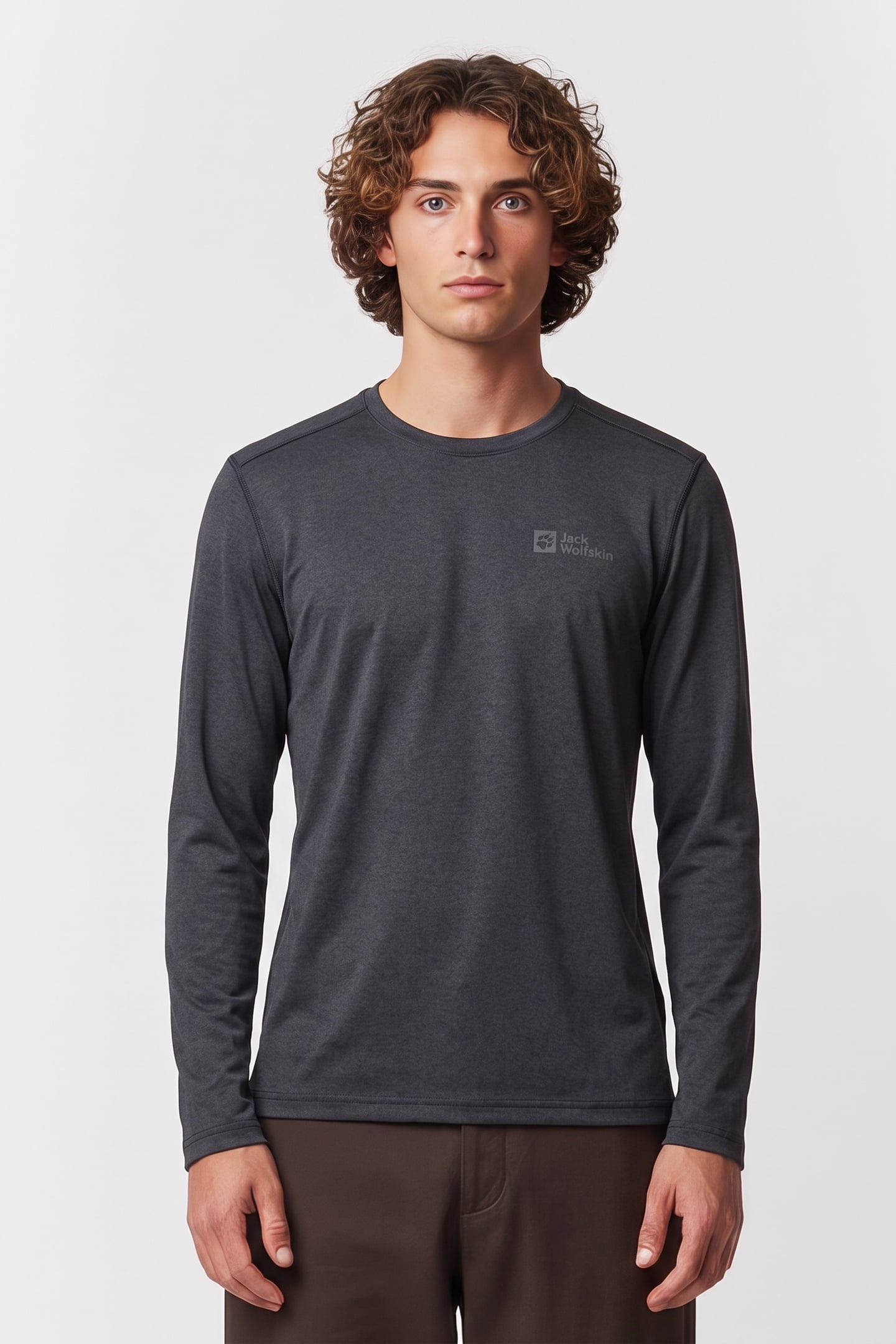 Jack Wolfskin Sky Thermal Long Sleeve Black Maat: S | Basic T-Shirts Outlet | Heren | Zwart